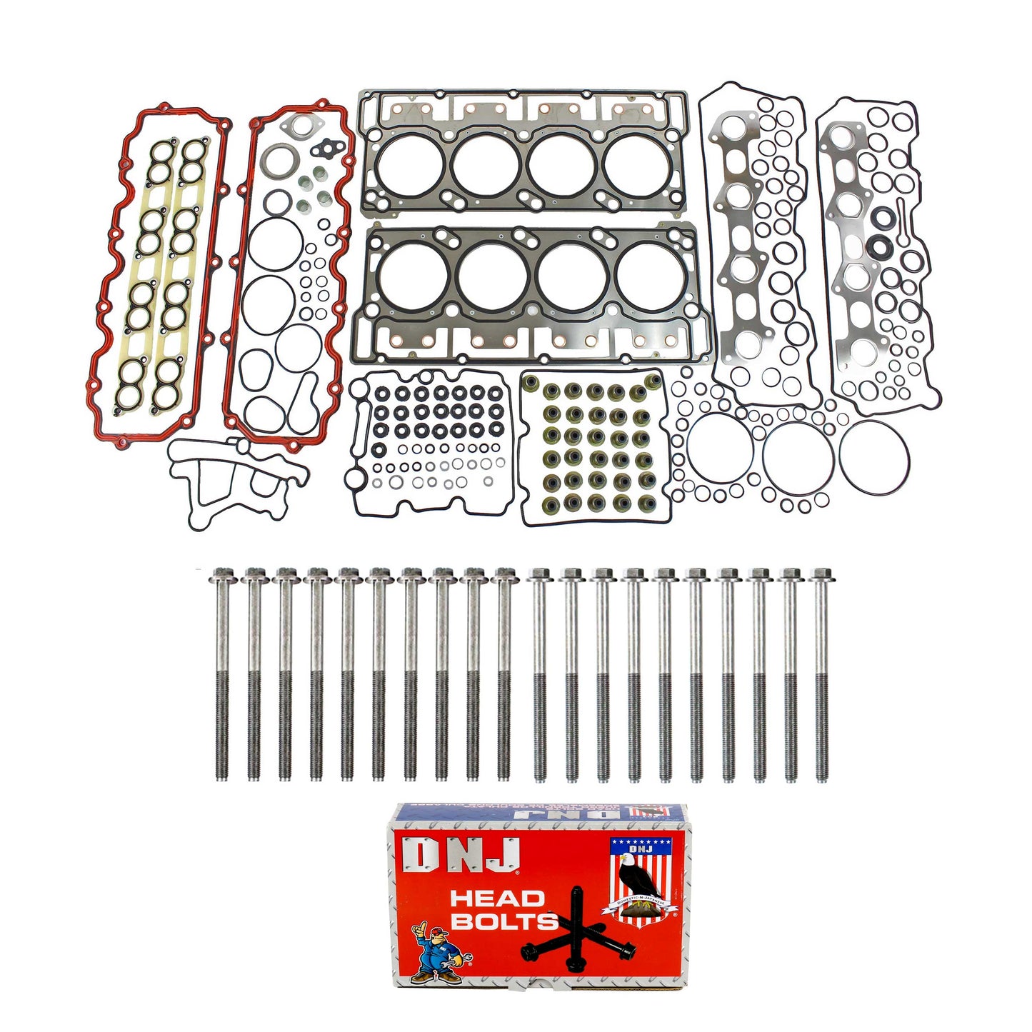 Cylinder Head Gasket set with Head Bolt Kit 2003-2010 Ford 6.0L V8