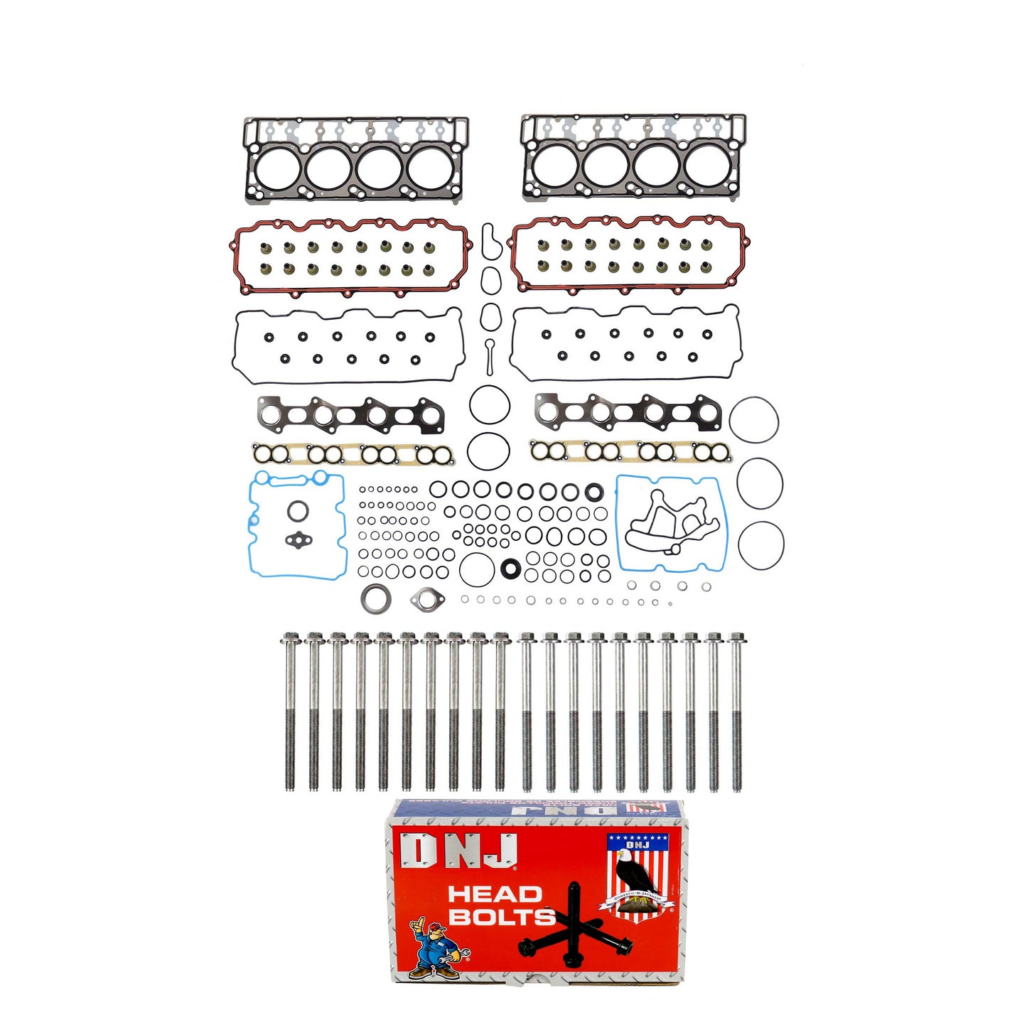 Cylinder Head Gasket set with Head Bolt Kit 2003-2010 6.0L V8 Ford Super Duty