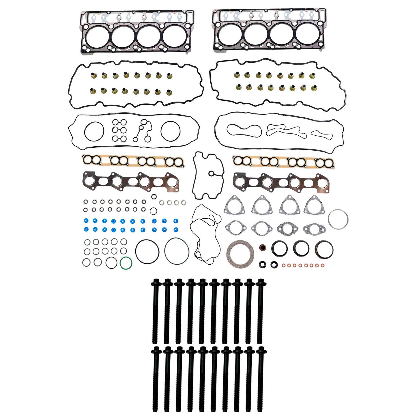 Cylinder Head Gasket set with Head Bolt Kit 2008-2010 Ford Super Duty 6.4L V8