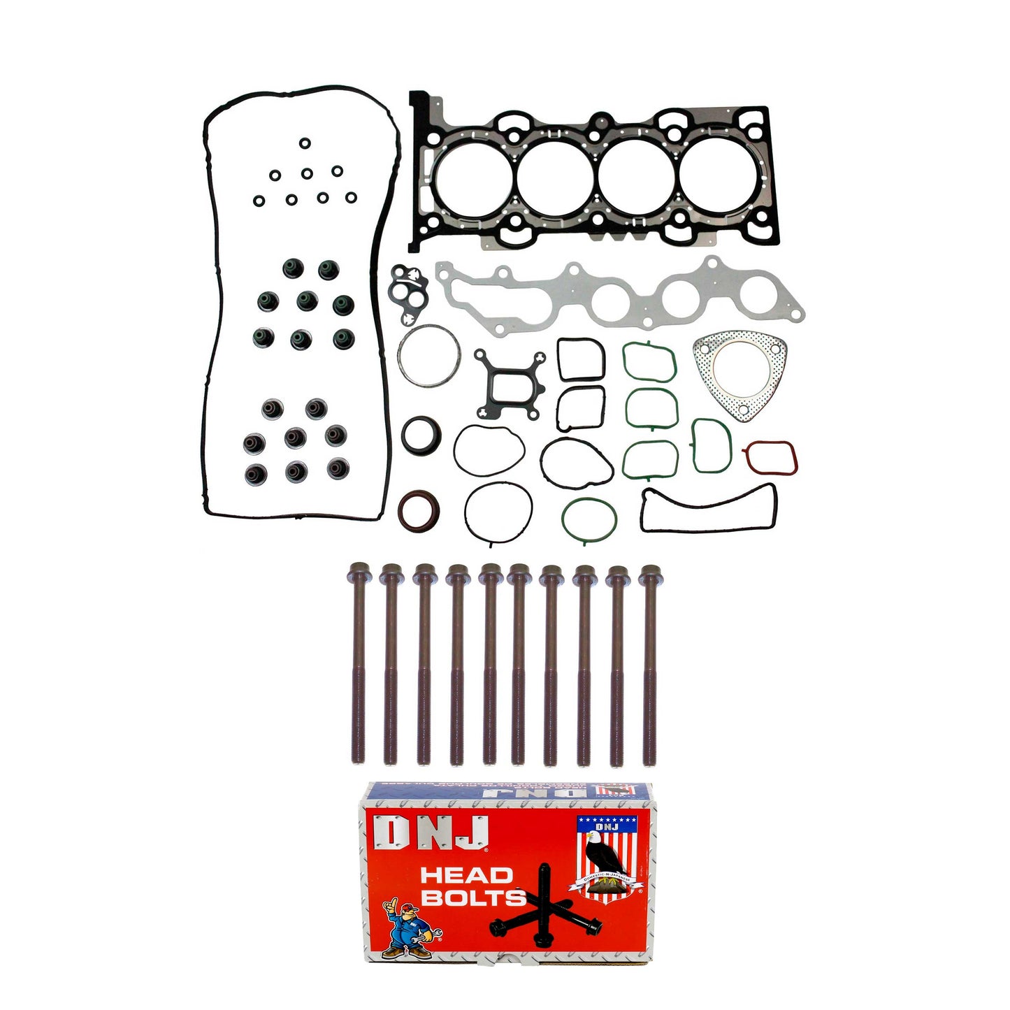 Cylinder Head Gasket set with Head Bolt Kit