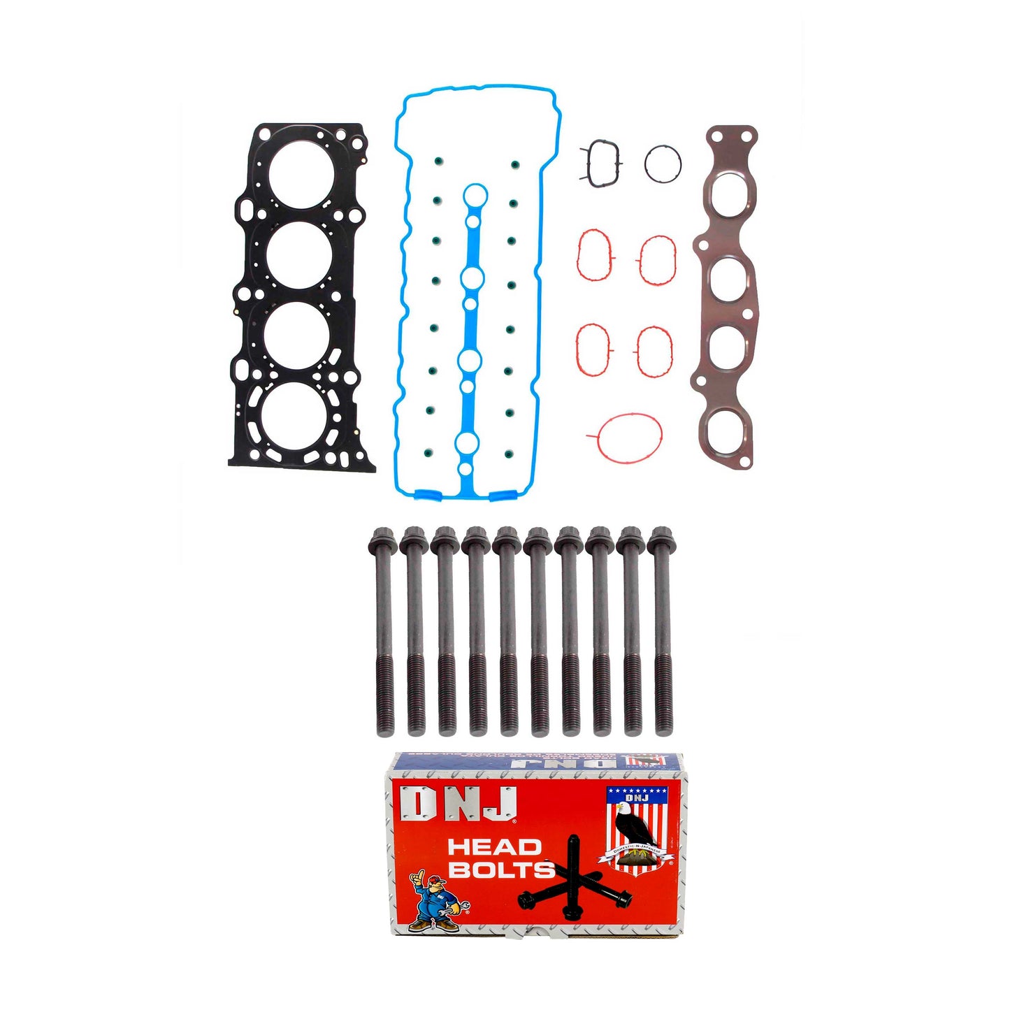 Cylinder Head Gasket set with Head Bolt Kit