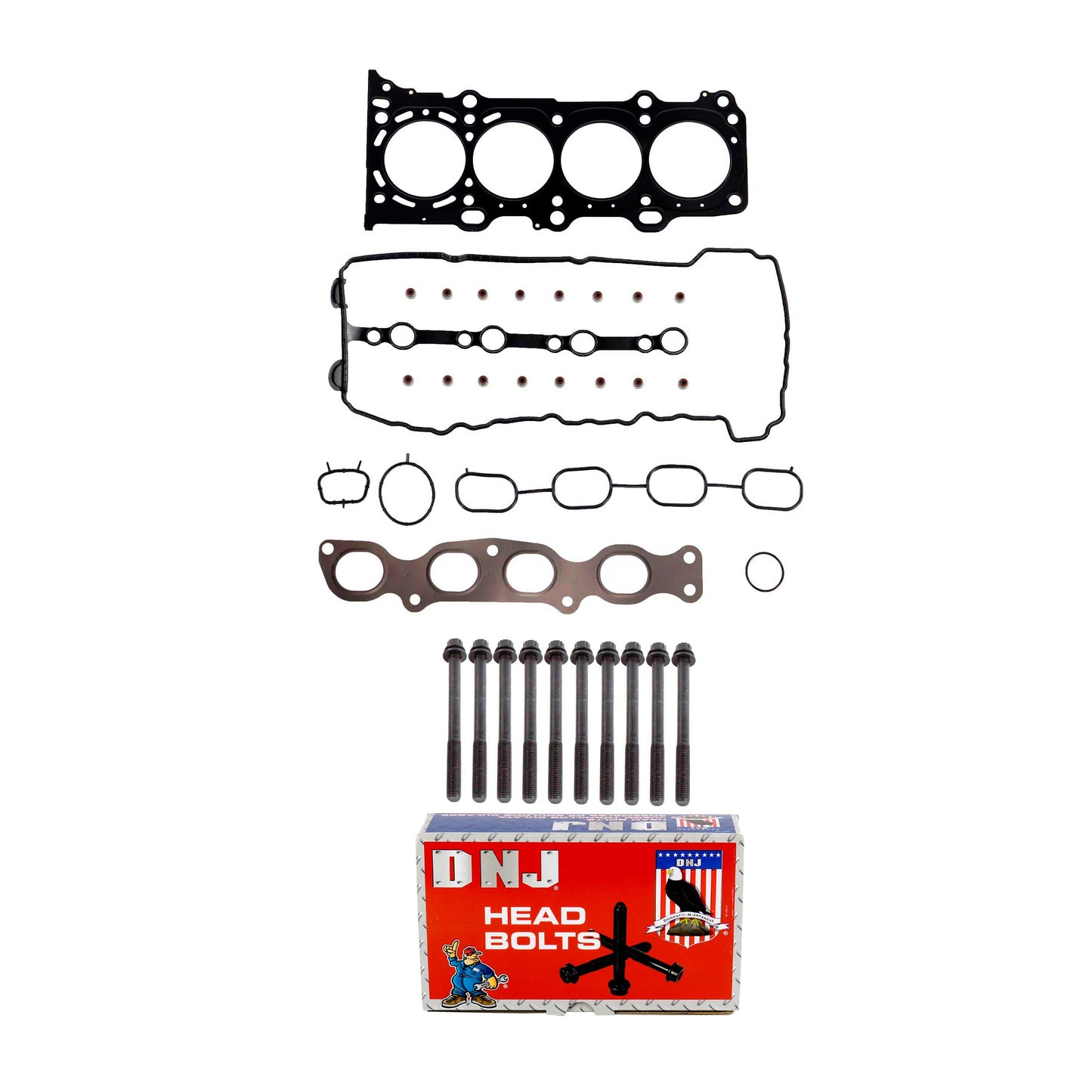 Cylinder Head Gasket set with Head Bolt Kit