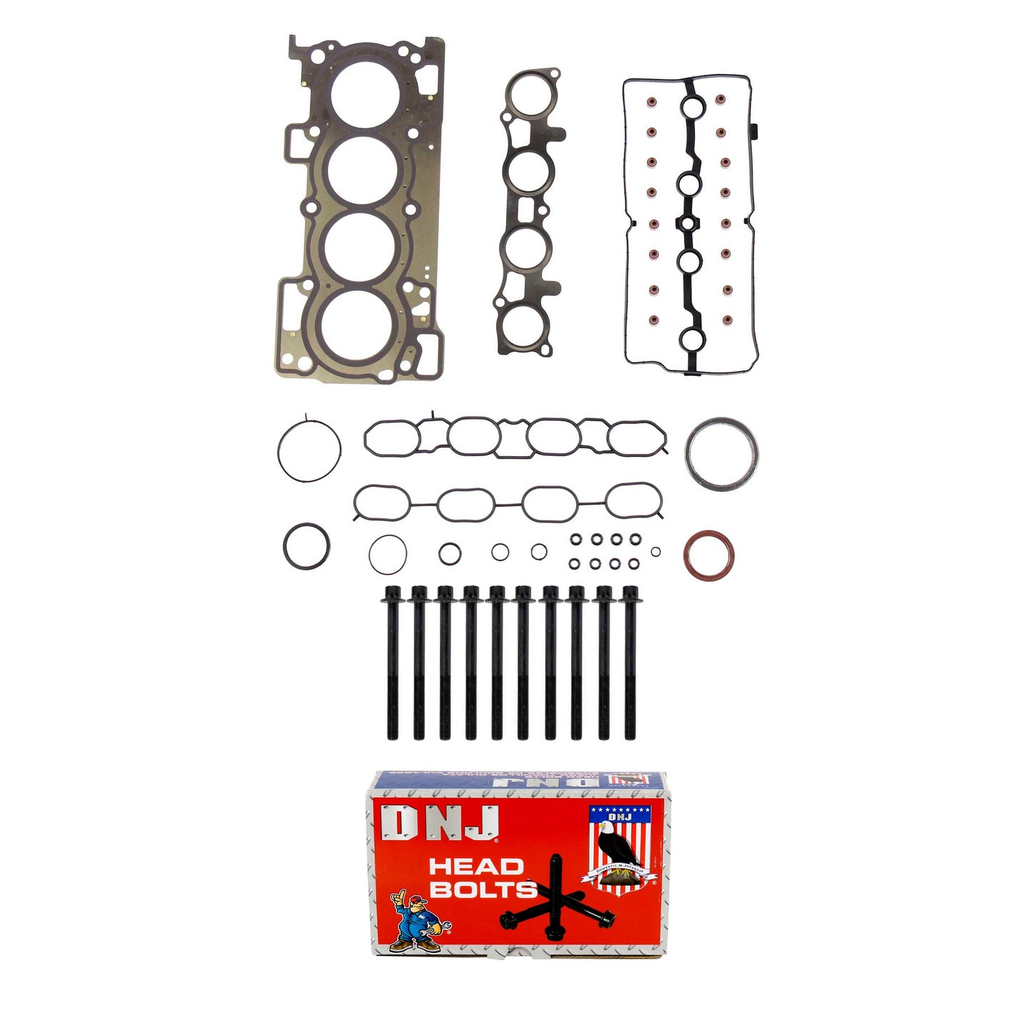 Cylinder Head Gasket set with Head Bolt Kit