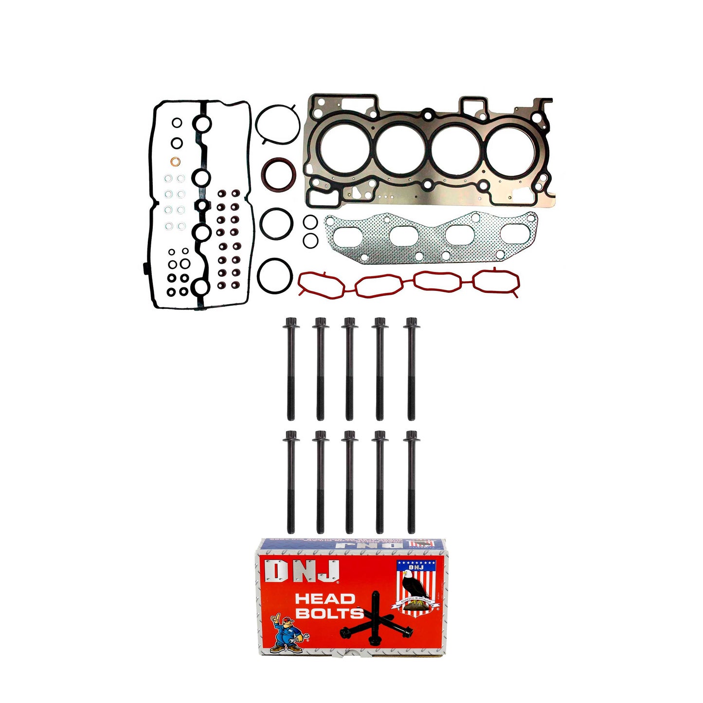 Cylinder Head Gasket set with Head Bolt Kit