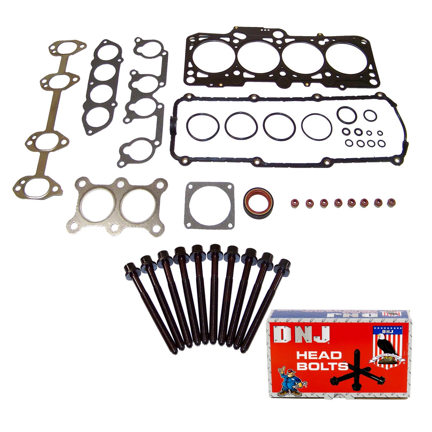 Cylinder Head Gasket set with Head Bolt Kit 1998-2001 Volkswagen 2.0L