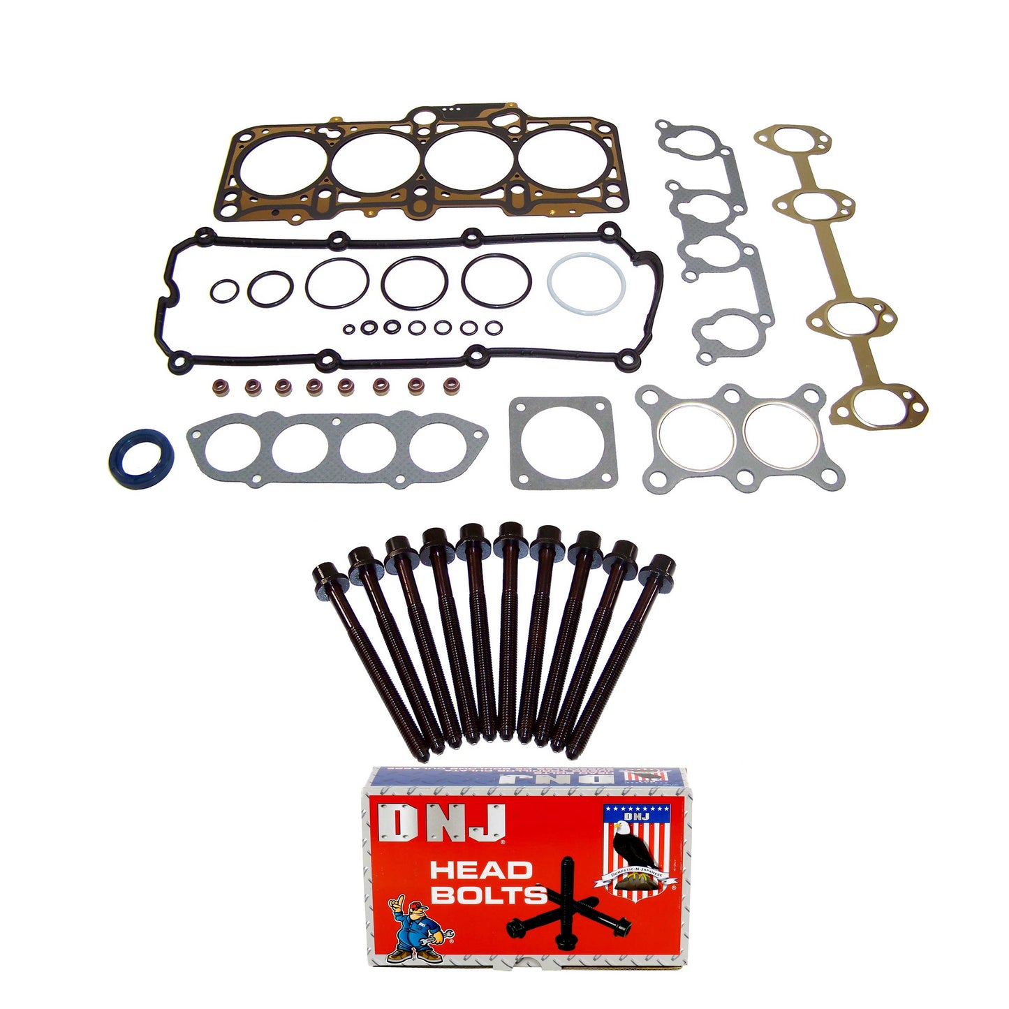 Cylinder Head Gasket Set with Head Bolt Kit 2001-2006 Volkswagen 2.0L