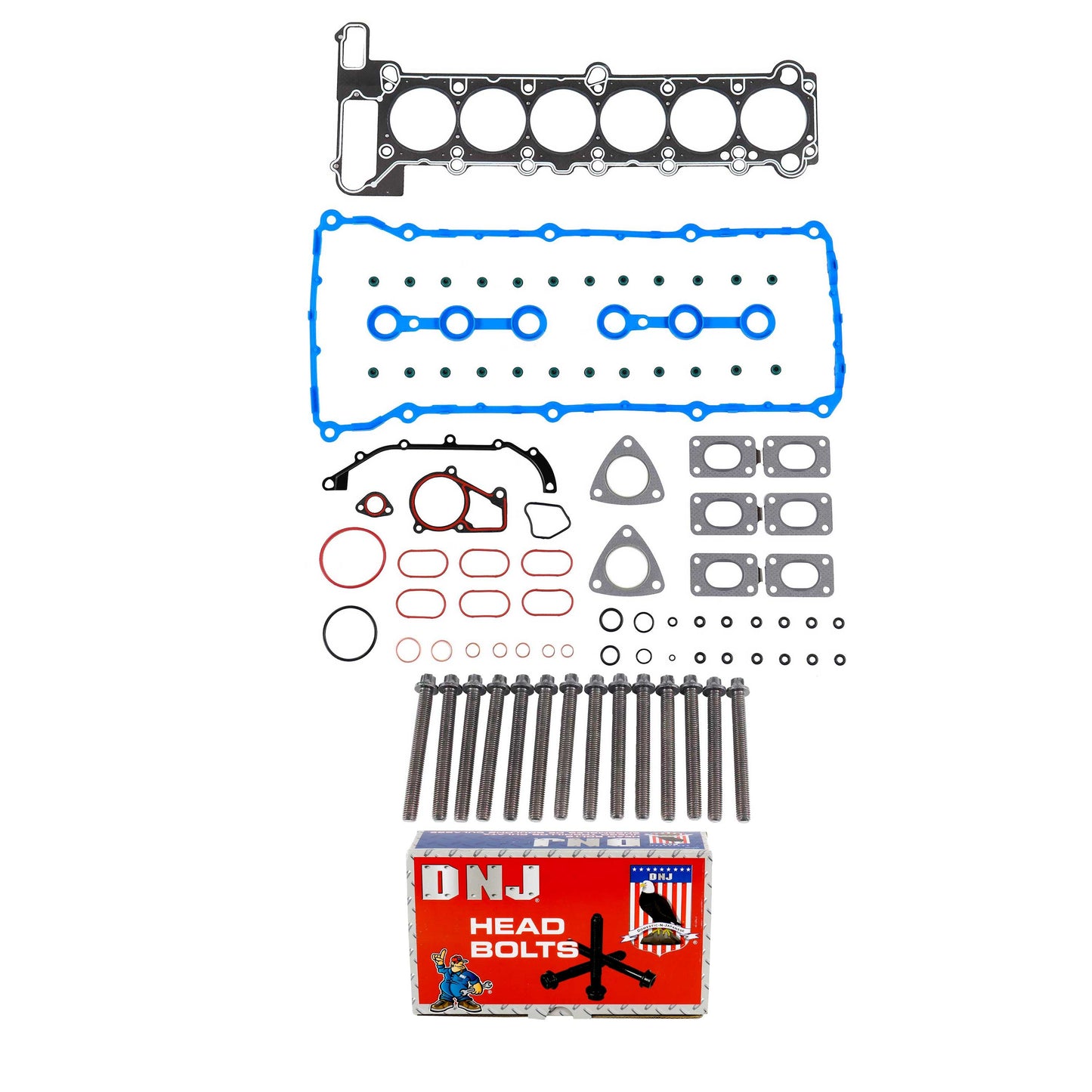 Cylinder Head Gasket set with Head Bolt Kit