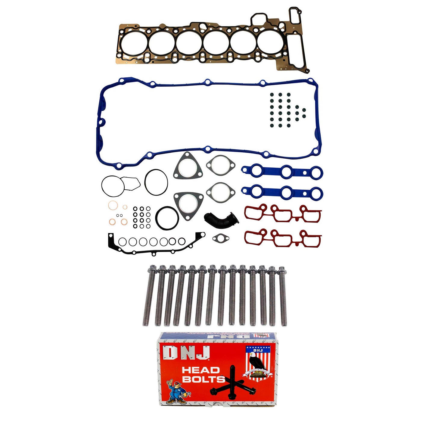 Cylinder Head Gasket set with Head Bolt Kit