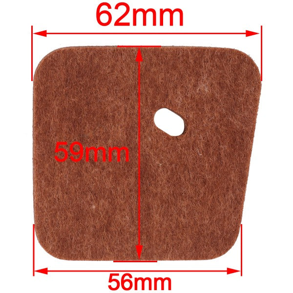 Hipa 5-Pack Air Filter 4140 124 2800 for STIHL FS 55R FS55R FS38 FS45 FS46 FS55 KM55 HL45 HS45 FC55 Edger String Trimmer