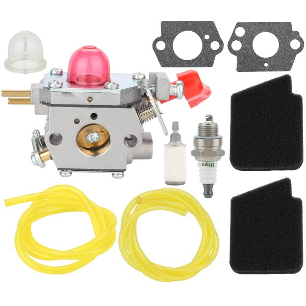 Carburetor Kit for Poulan BVM200FE Craftsman 358.794700 358.794770 358.794780 358.794774 25CC Leaf Blower Parts # 545081857 C1U-W43B