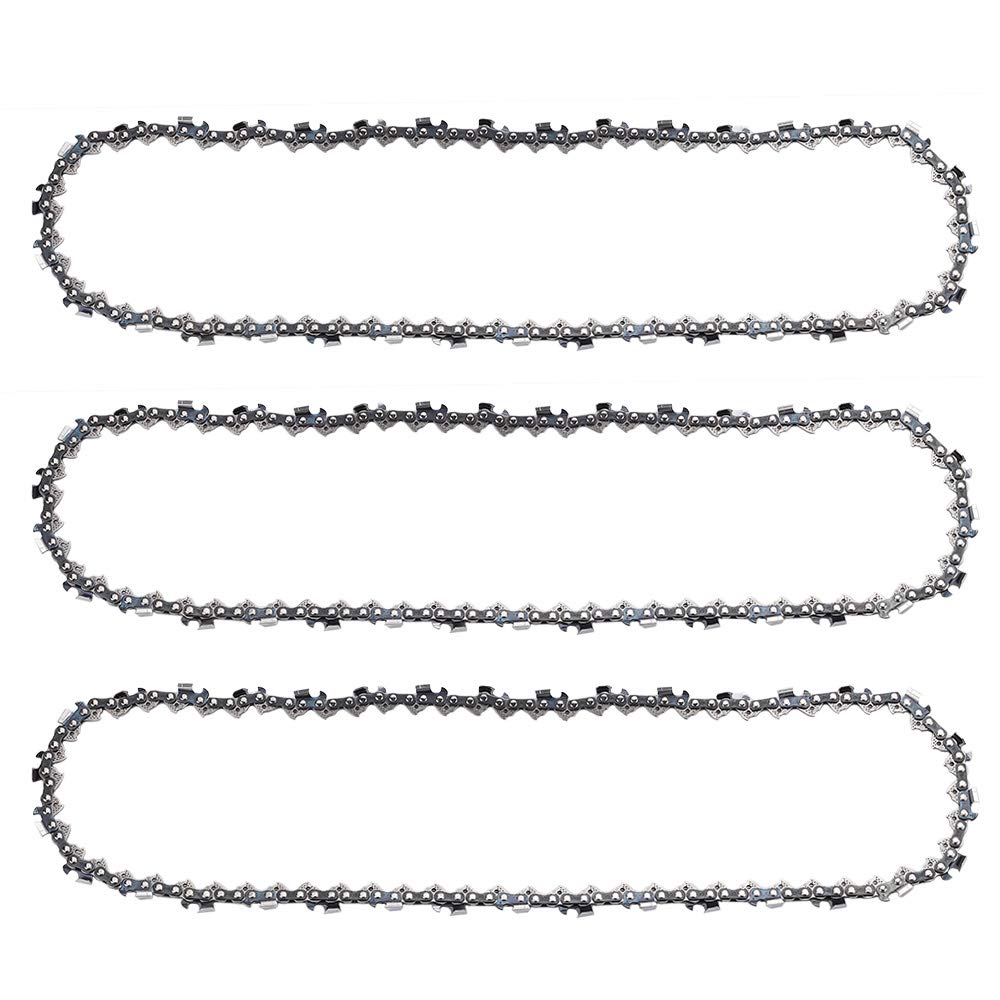 3-Pack 18 Inch Full Chisel MS250 Chain .325 Pitch .063 Guage 68 DL For Stihl MS 250 MS251C MS230 MS210 MS231 MS251 Chainsaw # 22LPX068G