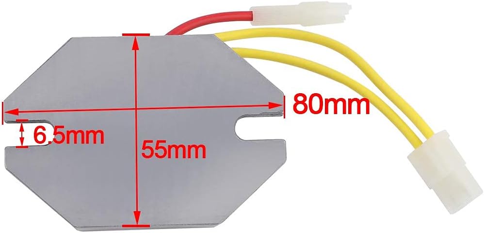 Voltage Regulator for 394890 John Deere GT235 LA140 LA150 LA155 LA165 LA175 LT166 Mower 394890 845907 797375 393374 691185 LG691185 MIU14388 MIU12514
