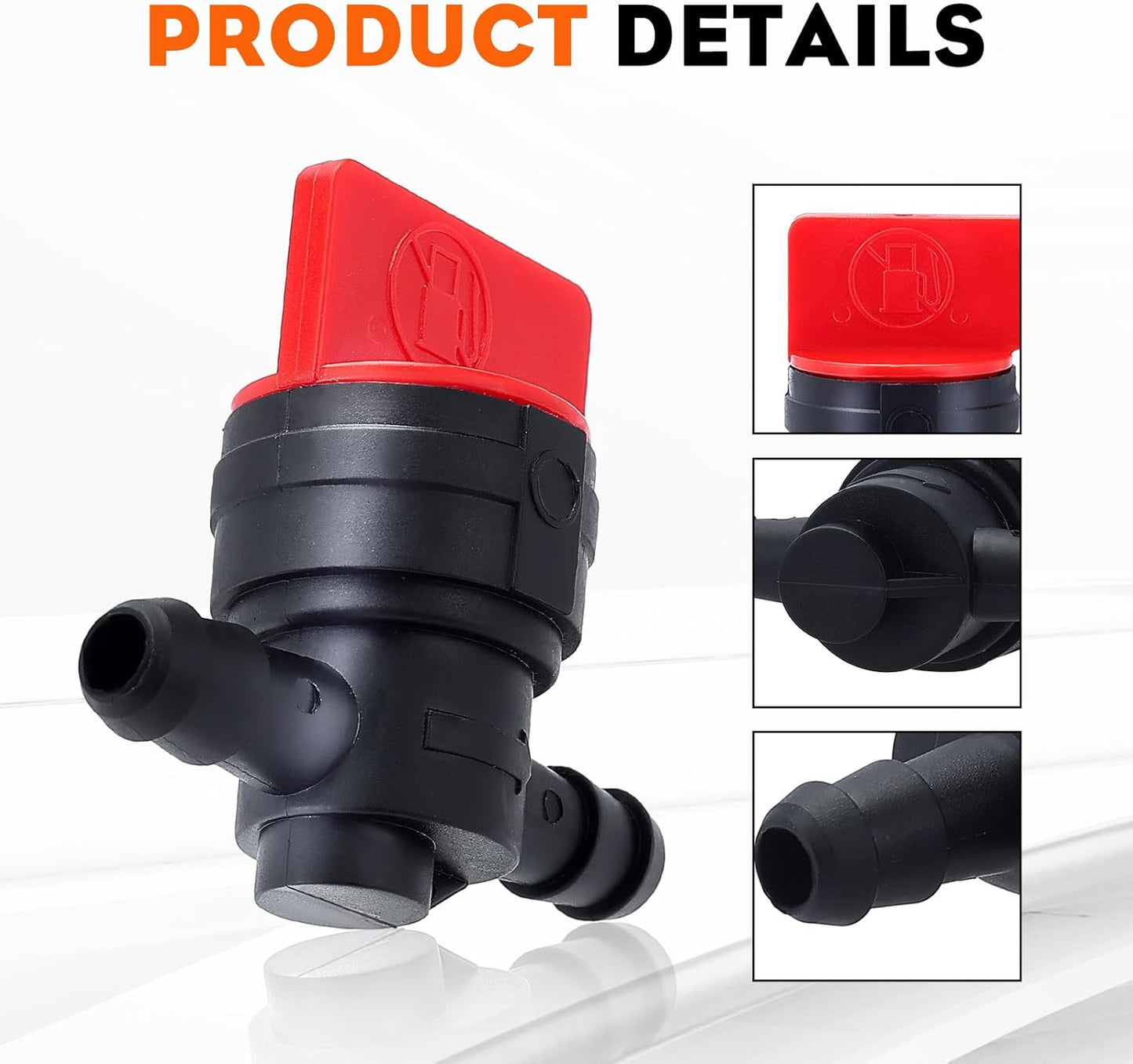 Hipa 494768 698183 Fuel Shut Off Valve for Kawasaki Engine FR691V John Deere D100 D105 D110 D120 D125 D130 D140 D150 D155 D160 D170 Lawn Tractor