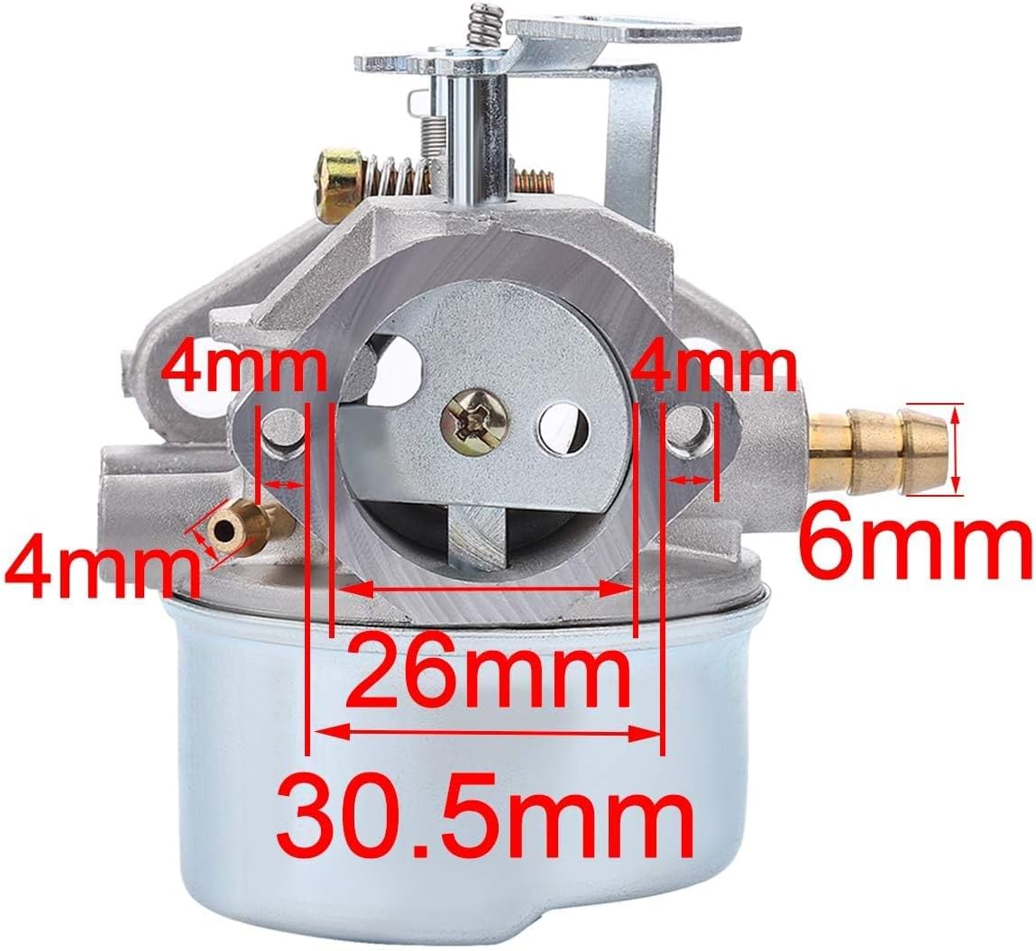 Hipa 640349 Carburetor Kit For Tecumseh HMSK100 HMSK80 HMSK90 8hp 9hp 10hp Engine LH318SA Snowblower Generator Parts Replace 640052