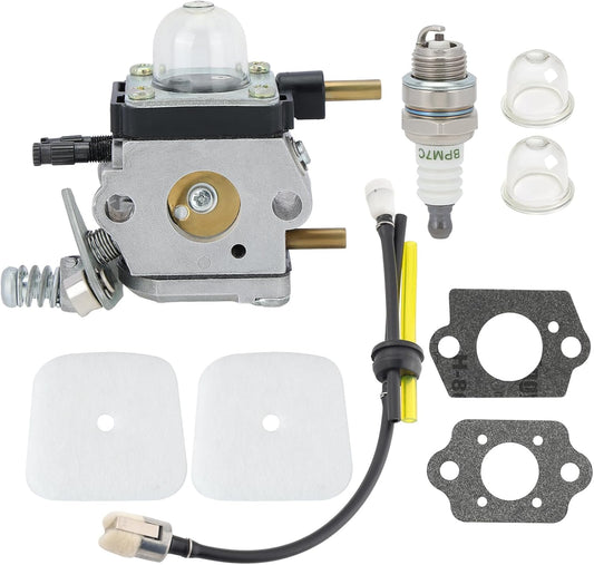 C1U-K54A 7222 Carburetor Kit for Mantis 7222E 7222M 7225 7230 7234 7240 7920 7924 2-Stroke Tiller Cultivator # C1U-K82 A021001090 A021001092