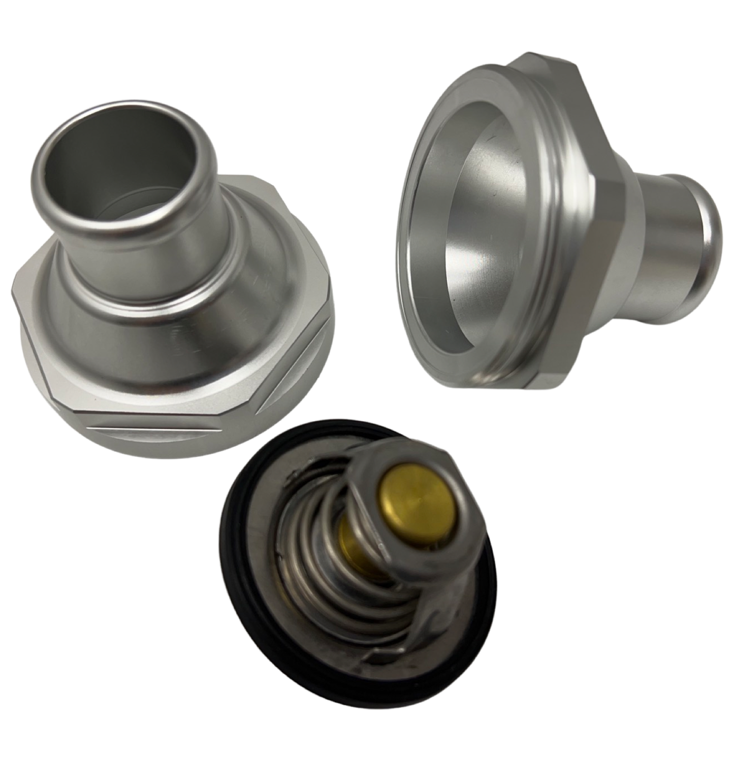 K Series K20 K24 In Line Thermostat Housing w/ T-Stat For Acura Honda RSX Civic