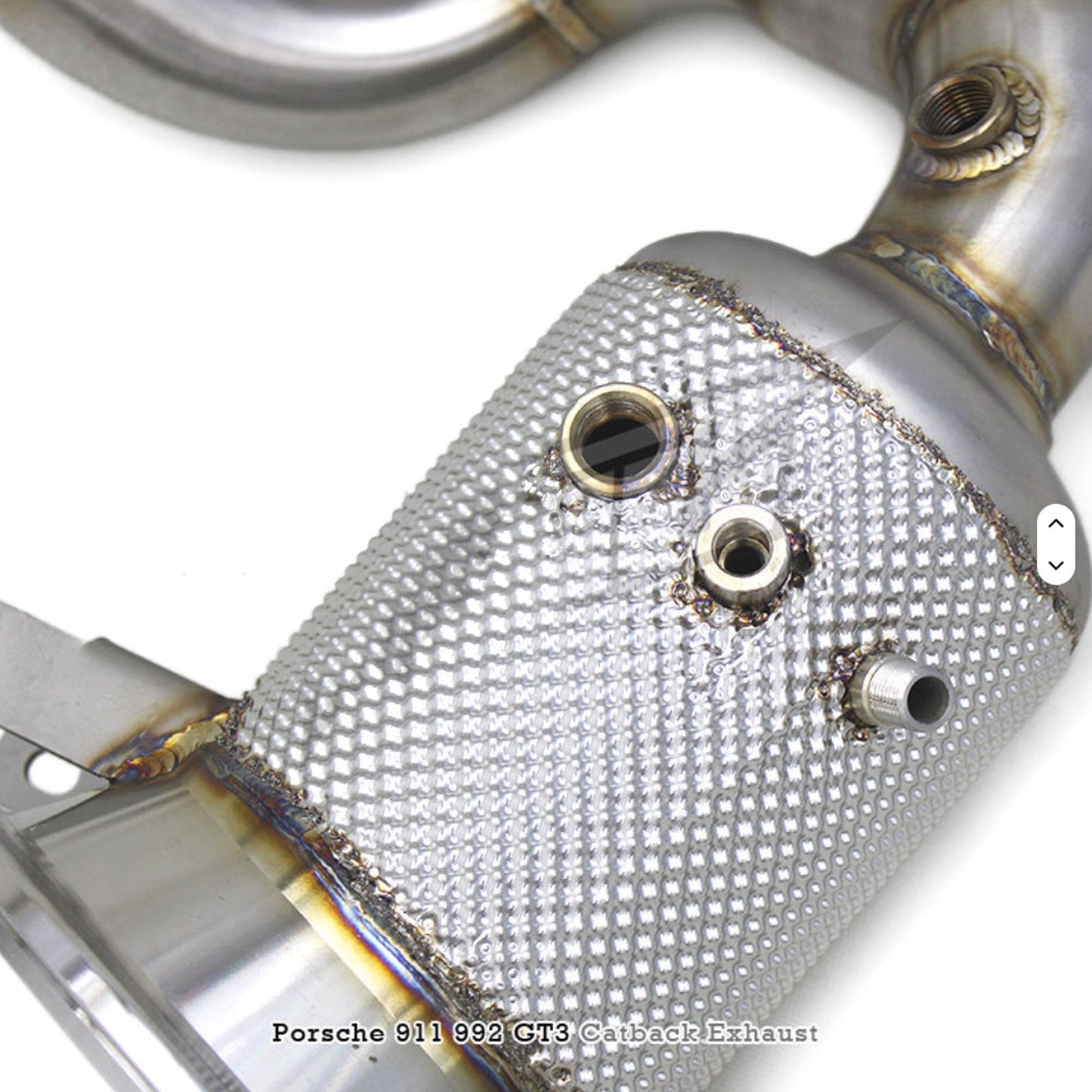 Catted Exhaust Manifold Downpipe for Porsche 992 992.1 992.2 GT3 RS GT3RS 4.0