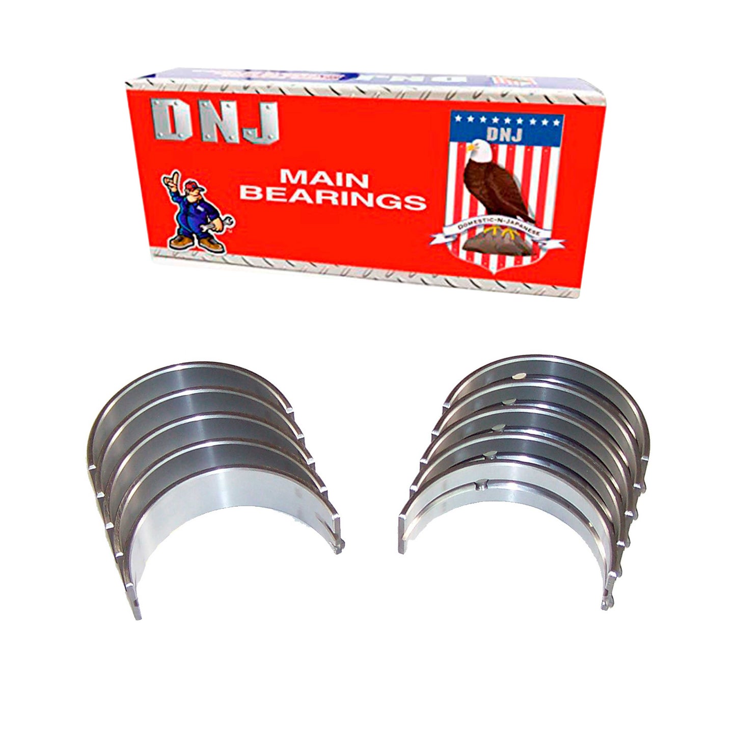 Crankshaft Main Bearing Set 2003-2016 Acura,Honda 1.3L-1.5L (Oversizes Available)