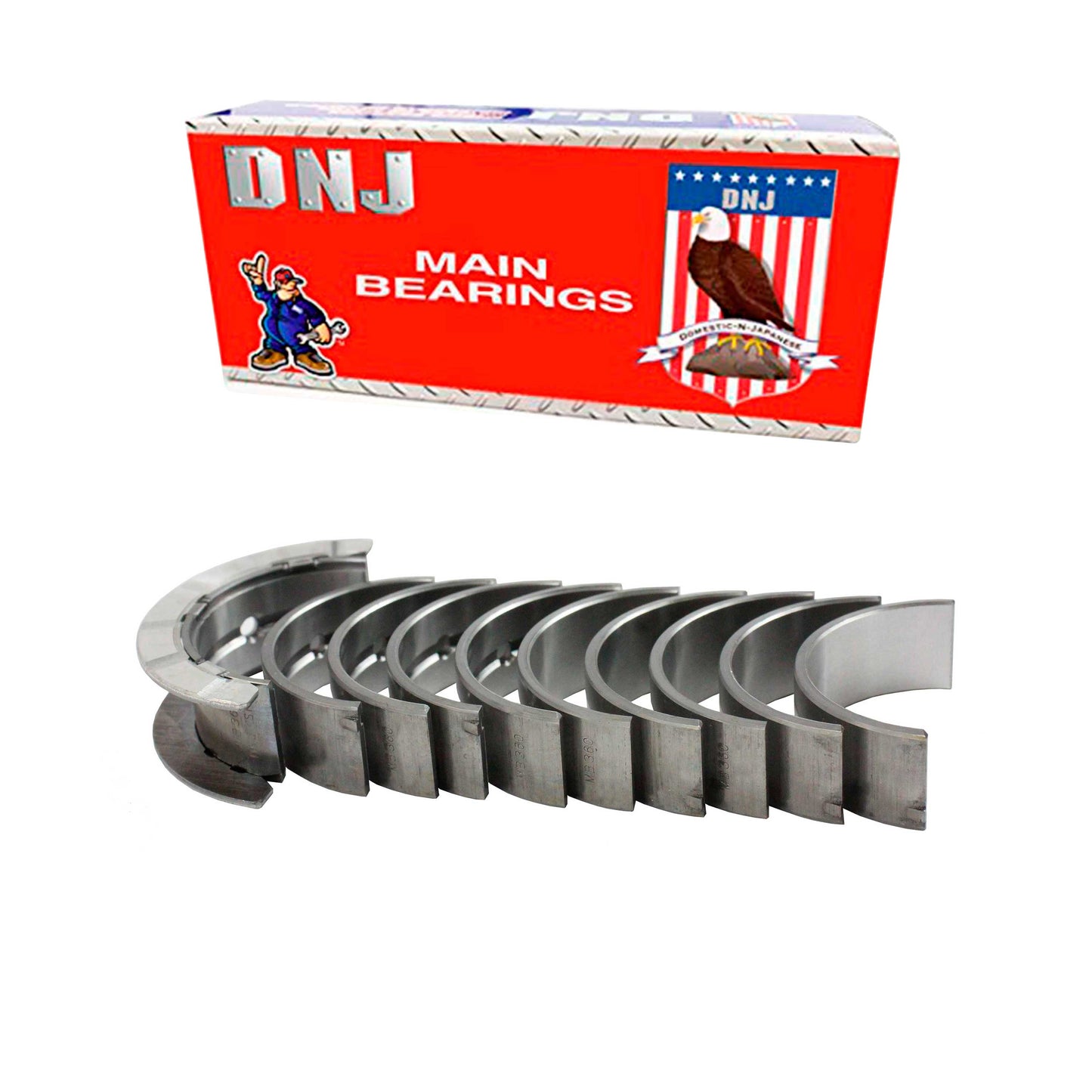 Crankshaft Main Bearing Set 2016-2022 Buick,Chevrolet,GMC 1.4L-1.5L (Oversizes Available)