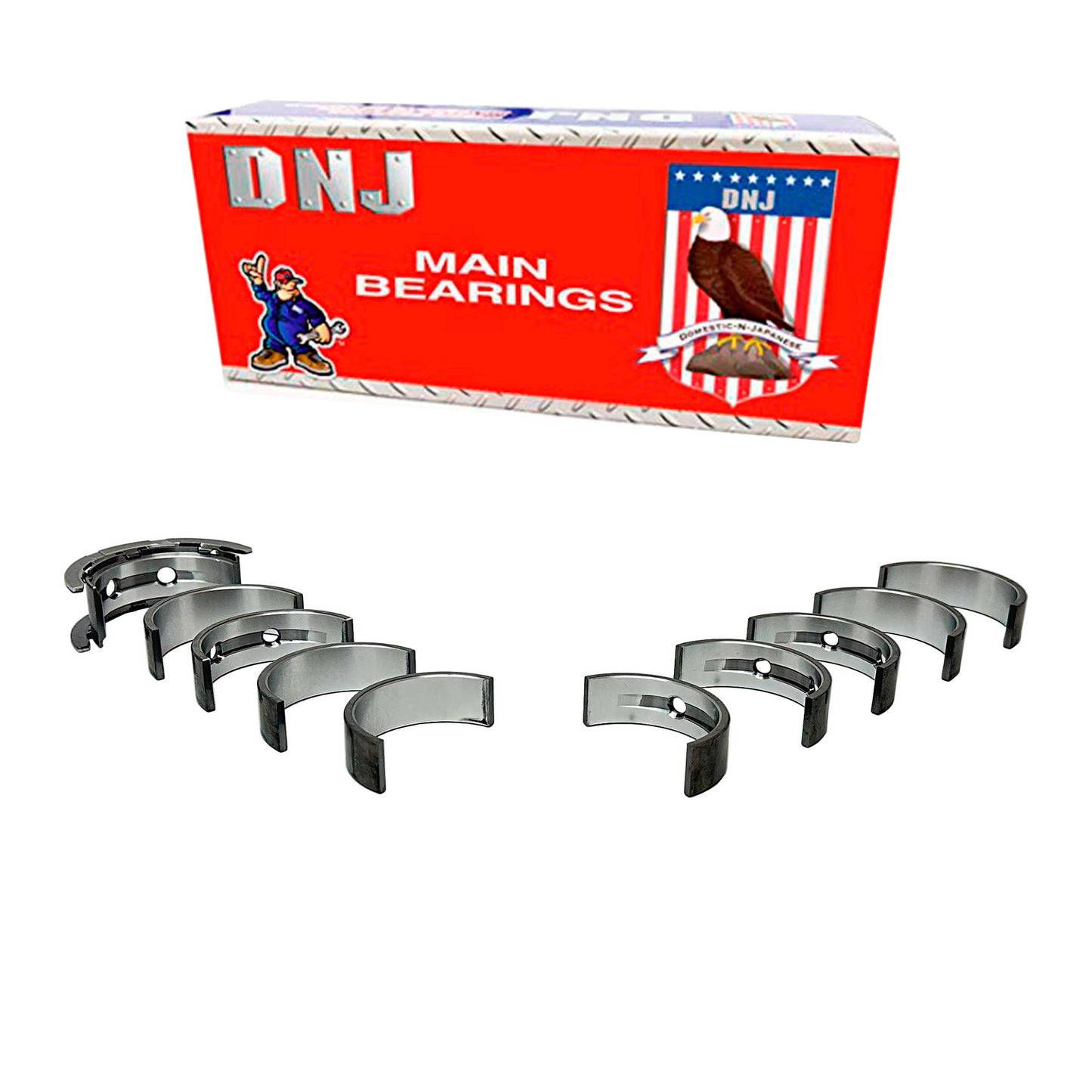 Main Bearings Set Fits 2014-2020 Ford 1.5L (Oversizes Available)