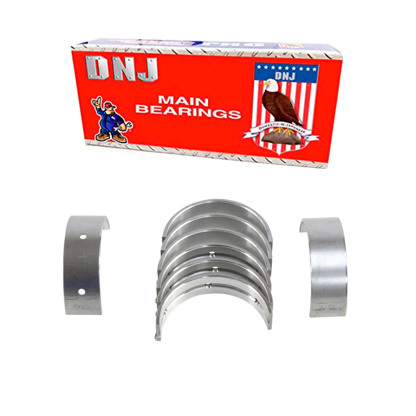 Crankshaft Main Bearing Set 1992-2002 Ford,Mazda 1.8L-2.5L (Oversizes Available)