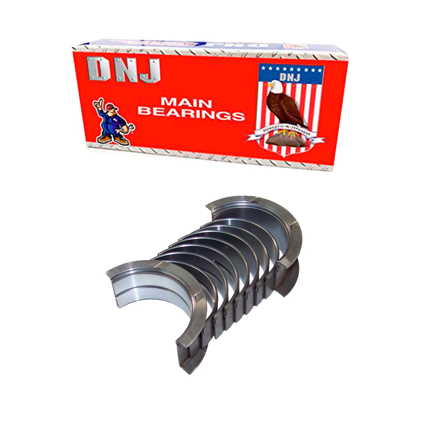 Crankshaft Main Bearing Set 1982-1989 Nissan 1.6L-2.0L (Oversizes Available)