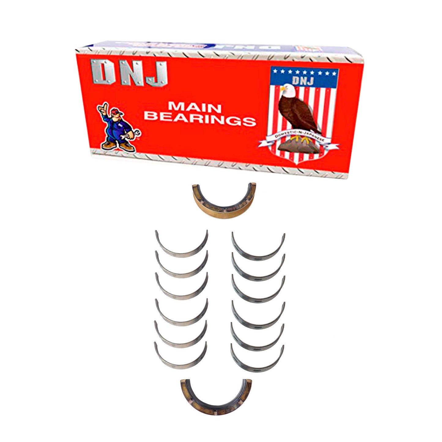 Crankshaft Main Bearing Set 2001-2019 Subaru 3.0L-3.6L (Oversizes Available)