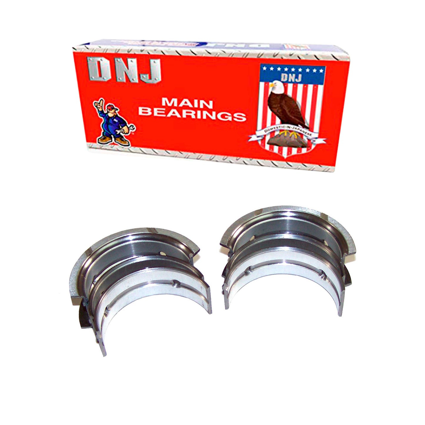Crankshaft Main Bearing Set 1980-1994 Subaru 1.8L (Oversizes Available)