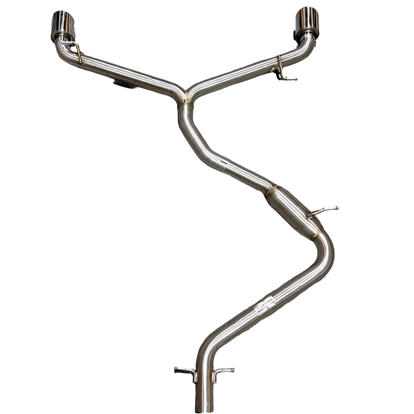 3.5" Stainless Tip Catback Exhaust for VW Golf GTI 2.0T MK6 MKVI 10-14 304SS