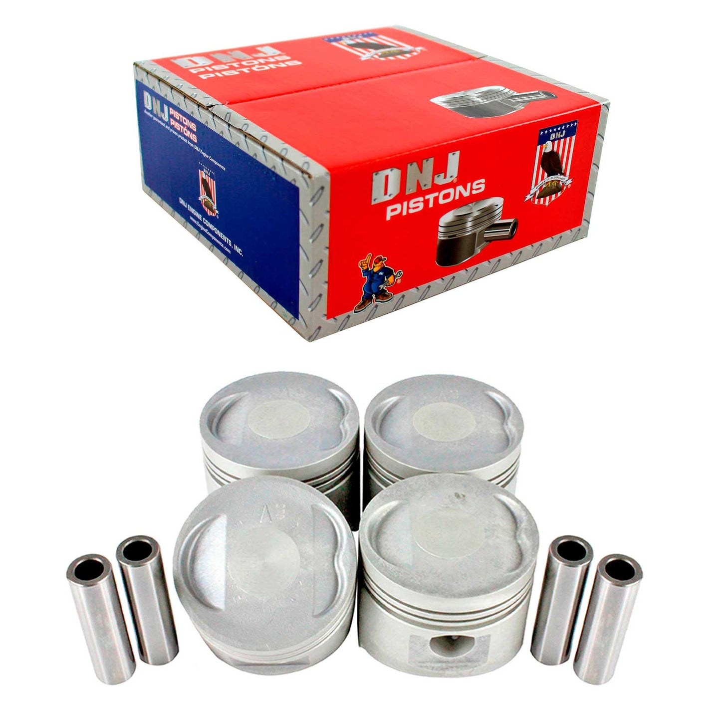 Piston Set 1983-1988 Dodge,Mitsubishi,Plymouth 2.0L (Oversizes Available)