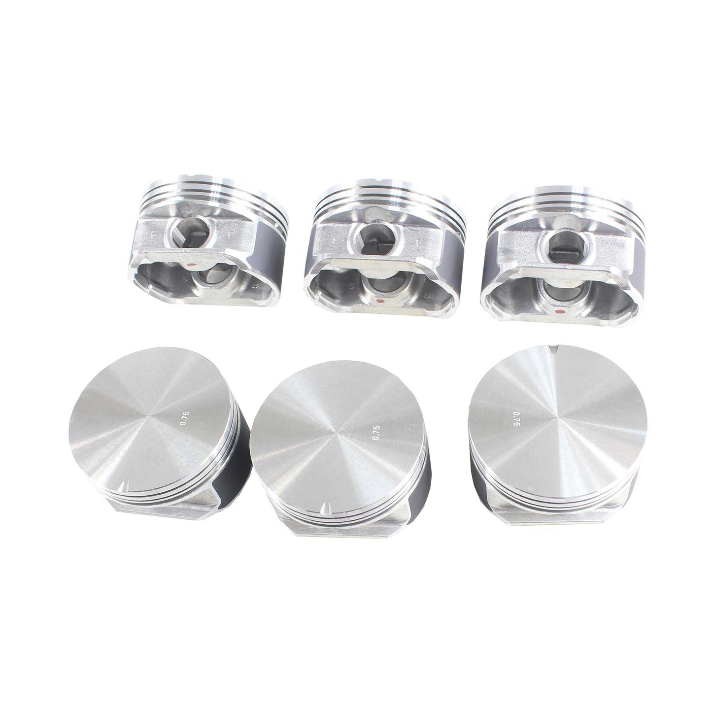 Piston Set 1998-2011 Chrysler,Dodge,Jeep,Plymouth,Volkswagen 3.8L (Oversizes Available)