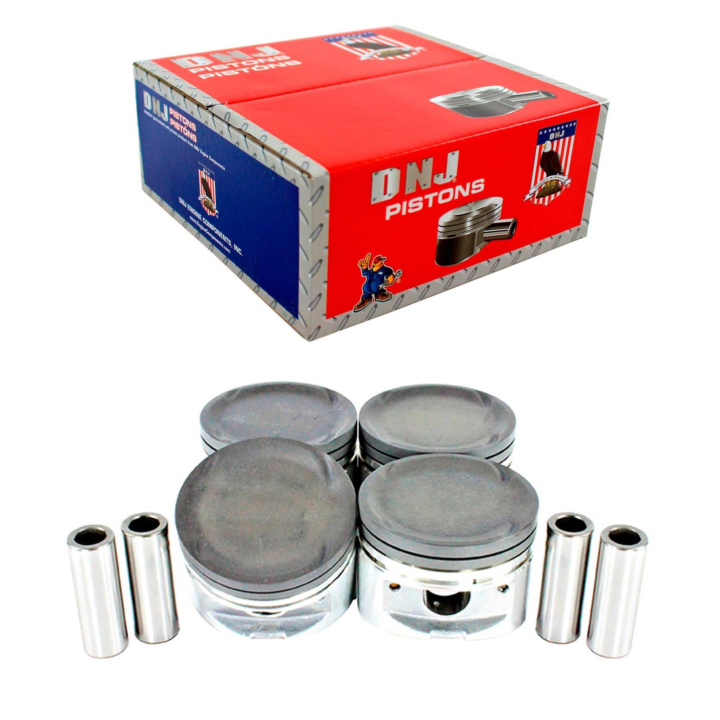 Piston Set 1995-1999 Eagle,Mitsubishi 2.0L (Oversizes Available)