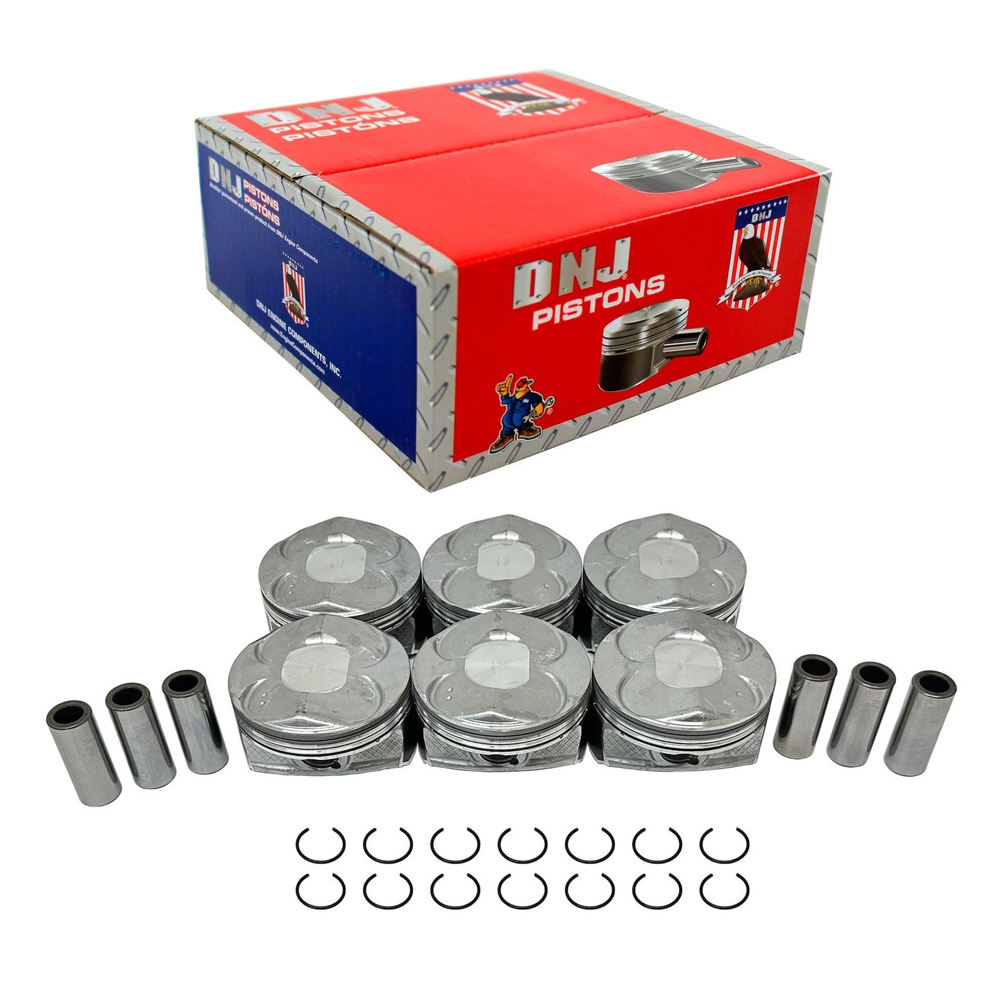 Standard size Complete Piston Set 2017-2022 Chrysler 3.6L (Oversizes Available)