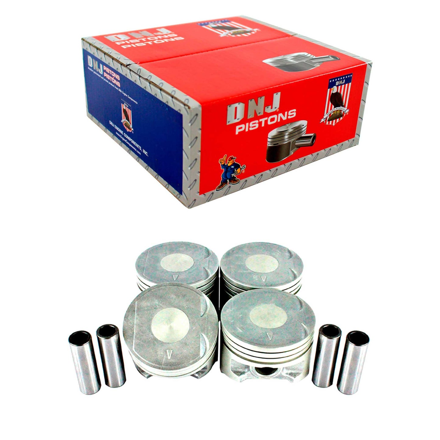 Piston Set 1992-1996 Dodge,Eagle,Mitsubishi,Plymouth 1.8L (Oversizes Available)