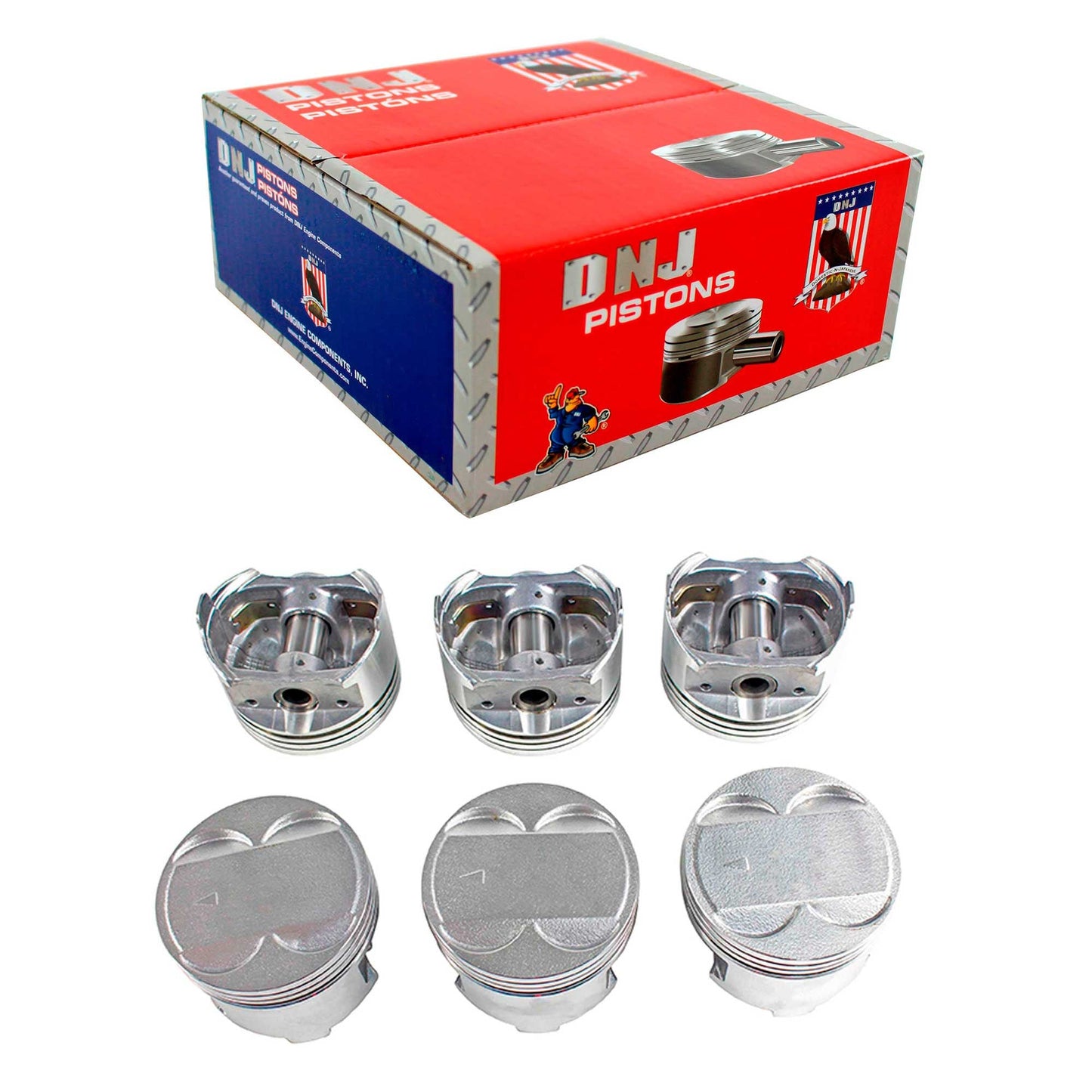 Piston Set 1991-1999 Dodge,Mitsubishi 3.0L (Oversizes Available)