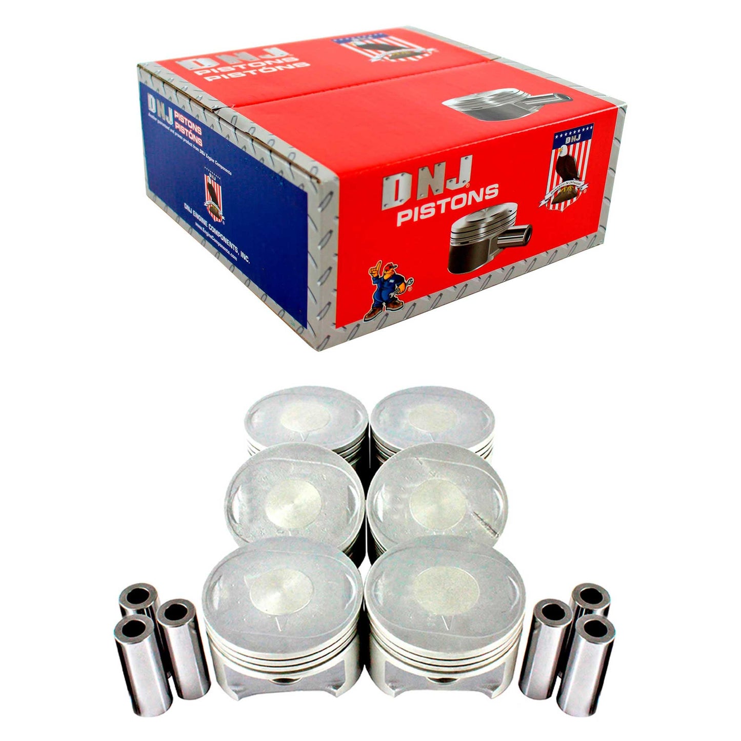 Piston Set 1992-1996 Mitsubishi 3.0L (Oversizes Available)
