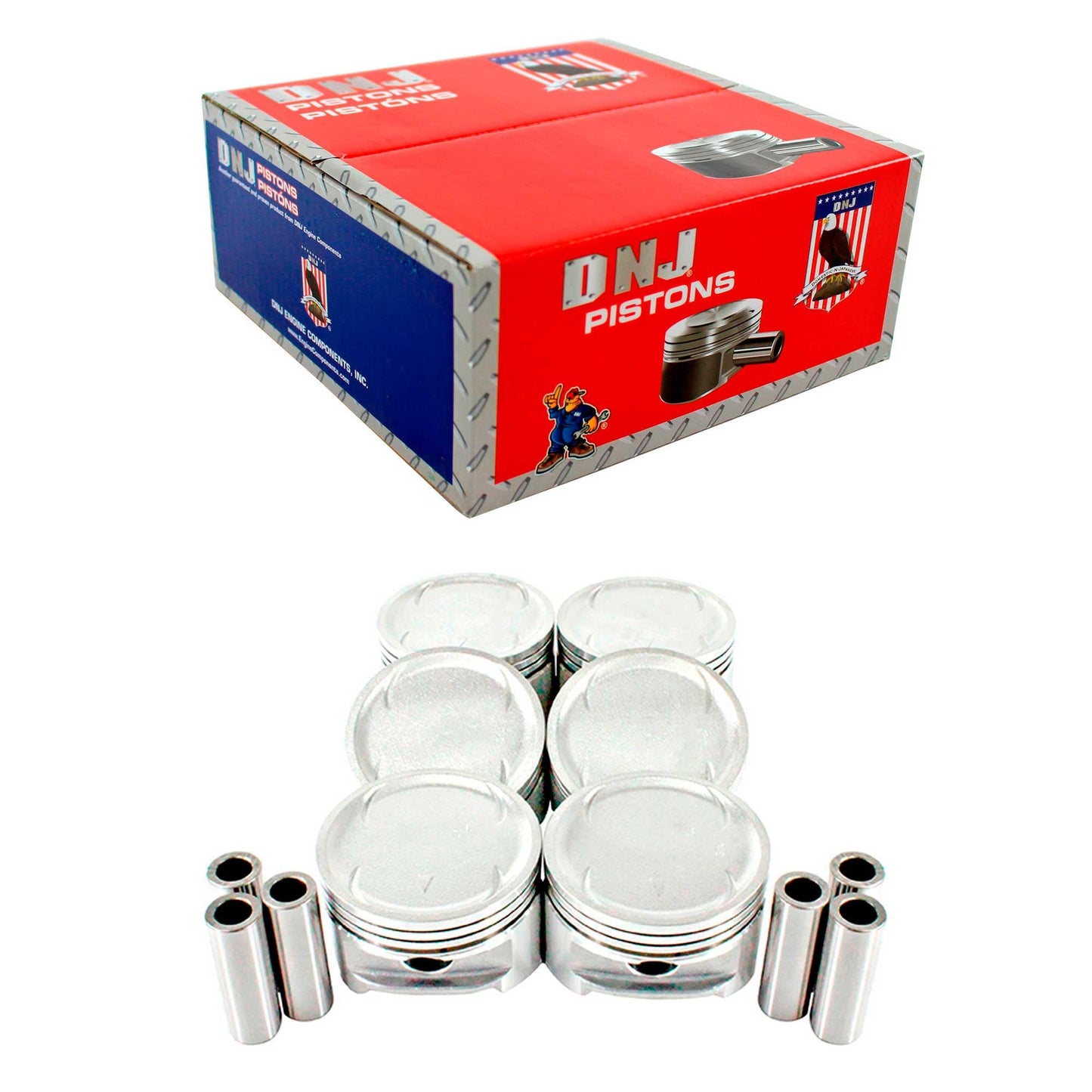 Piston Set 1995-1998 Mitsubishi 3.0L (Oversizes Available)