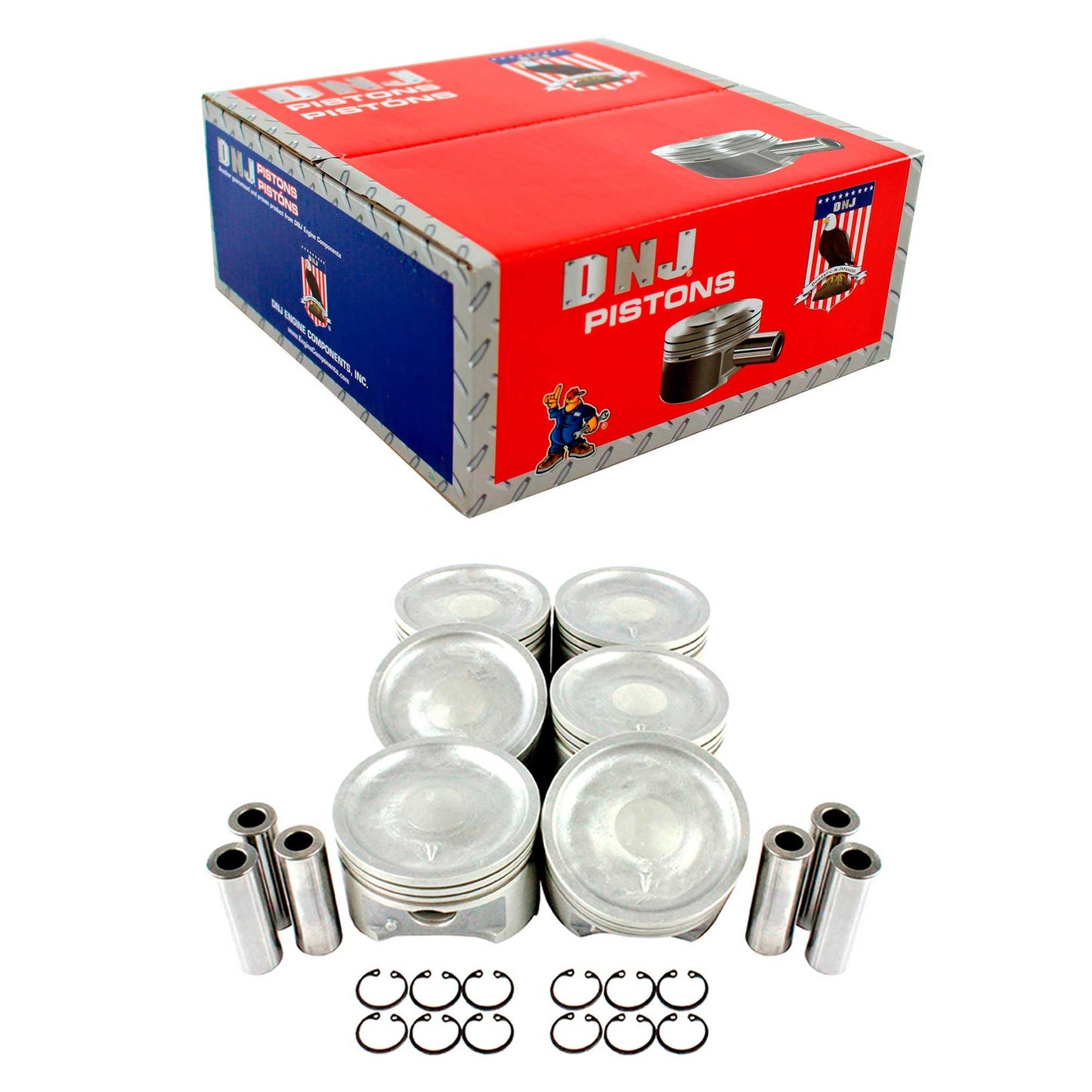 Piston Set 1997-2000 Mitsubishi 3.5L (Oversizes Available)
