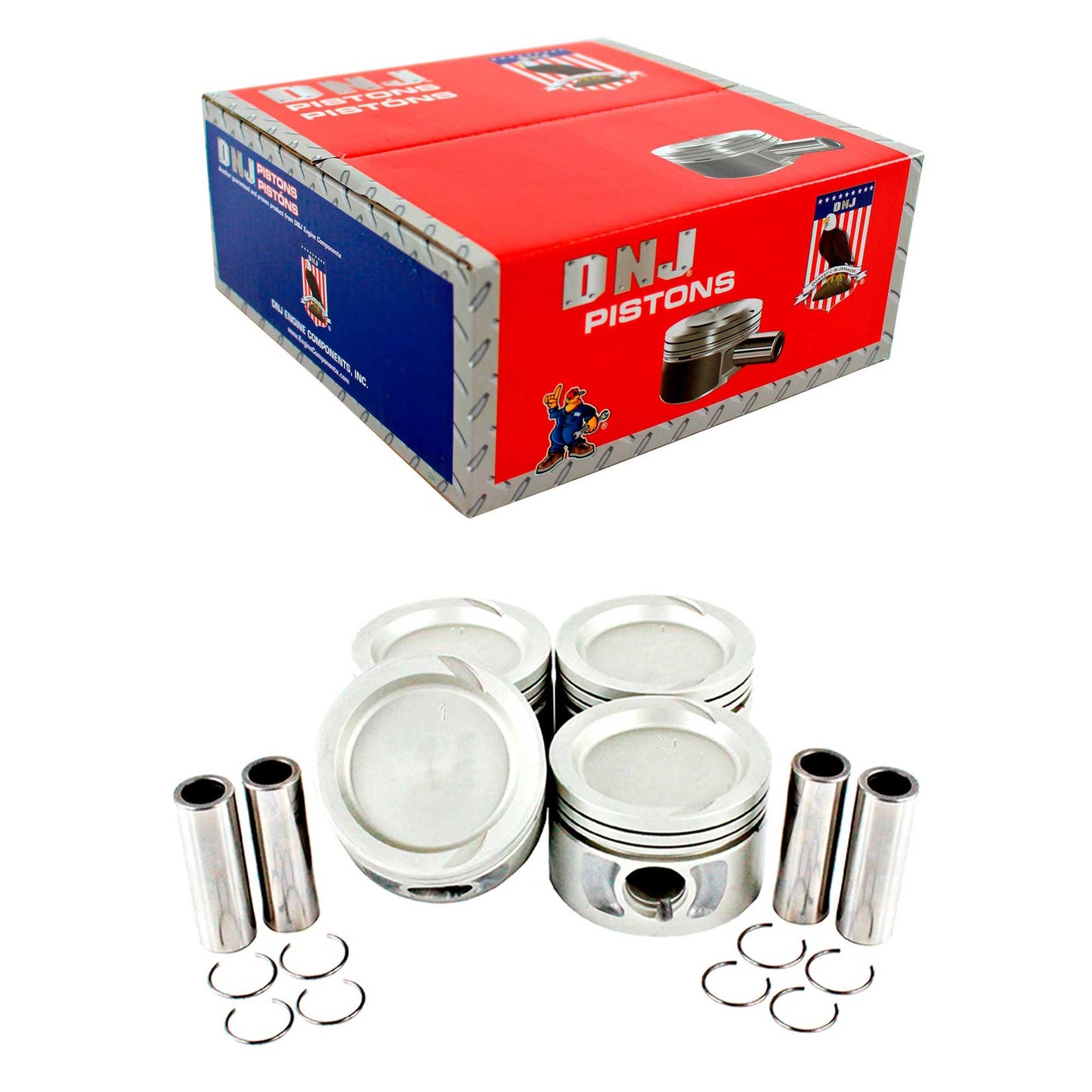 Piston Set 1989-1992 Chrysler,Dodge,Plymouth 2.5L (Oversizes Available)