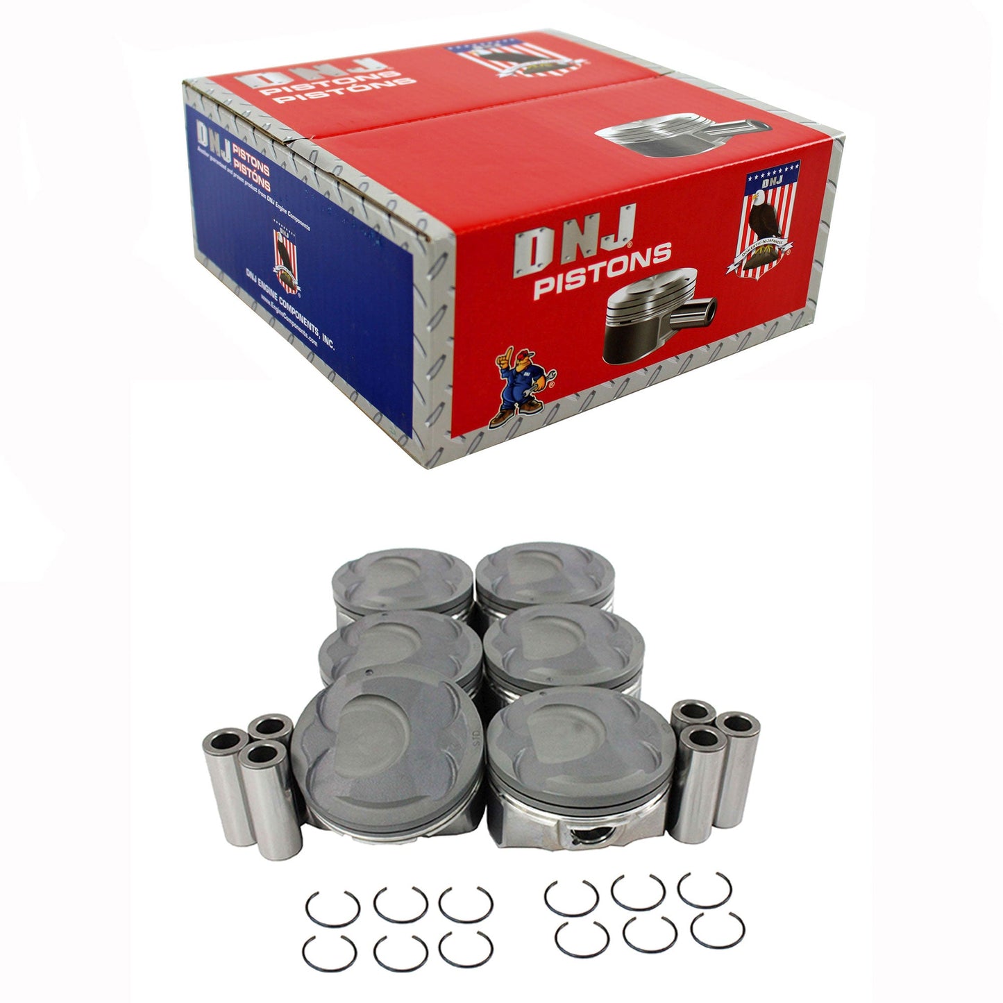 Piston Set 2012-2016 Hyundai,Kia 3.3L (Oversizes Available)