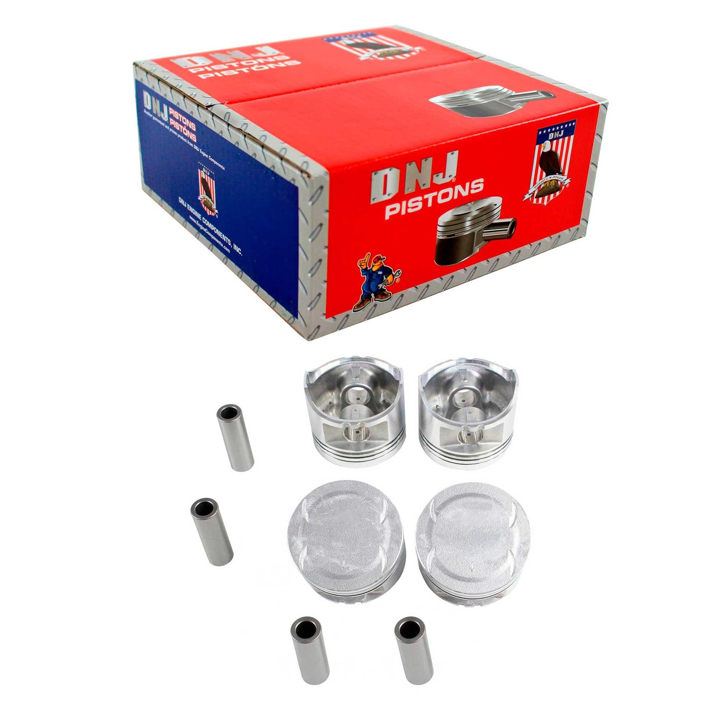 Piston Set 1986-1987 Acura 1.6L (Oversizes Available)