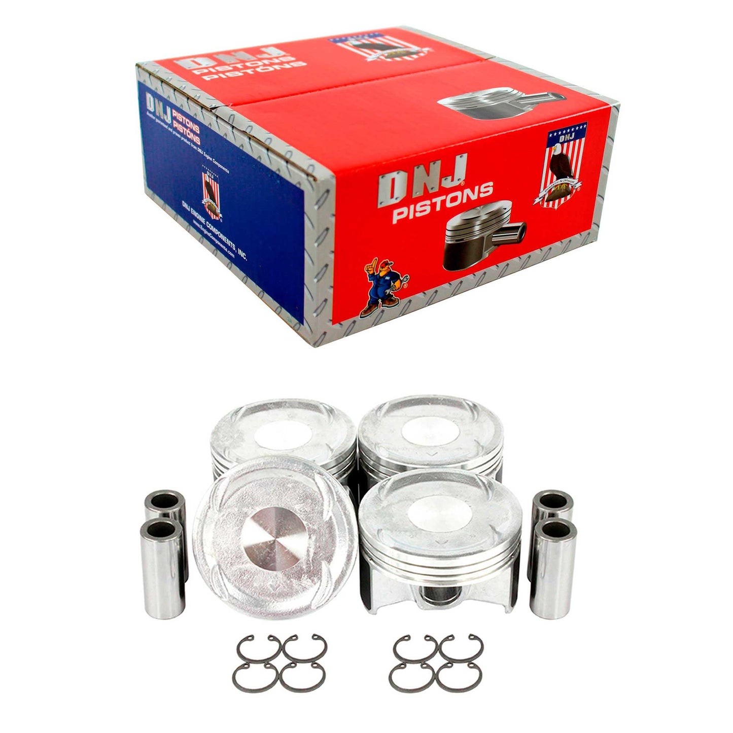 Piston Set 2002-2006 Honda 2.4L (Oversizes Available)