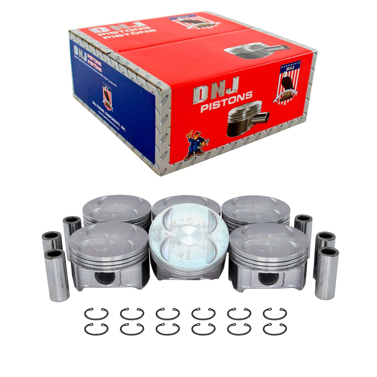 Piston Set 2011-2018 Acura,Honda 3.5L (Oversizes Available)