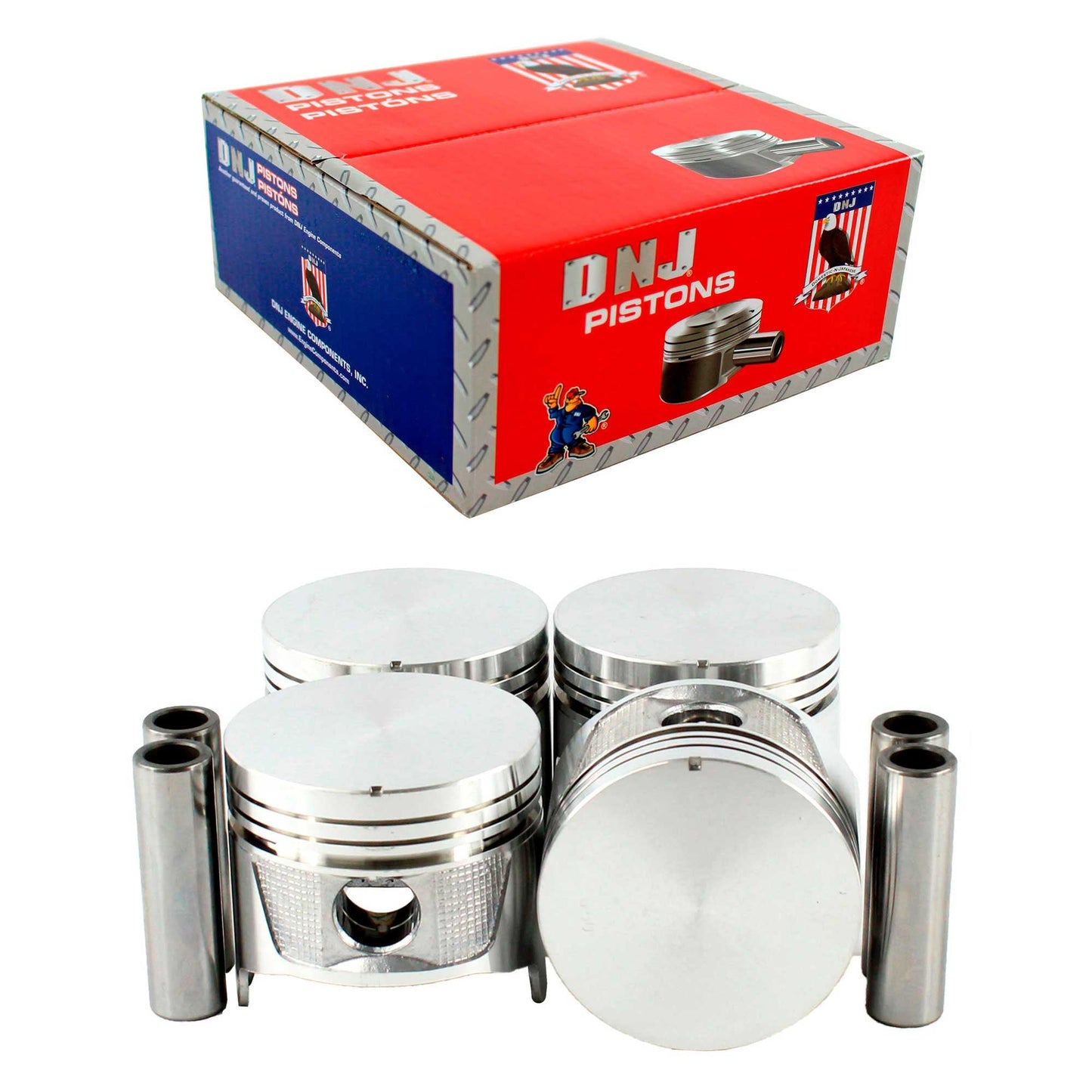 Piston Set 1982-1987 Chevrolet,GMC,Isuzu 1.9L (Oversizes Available)