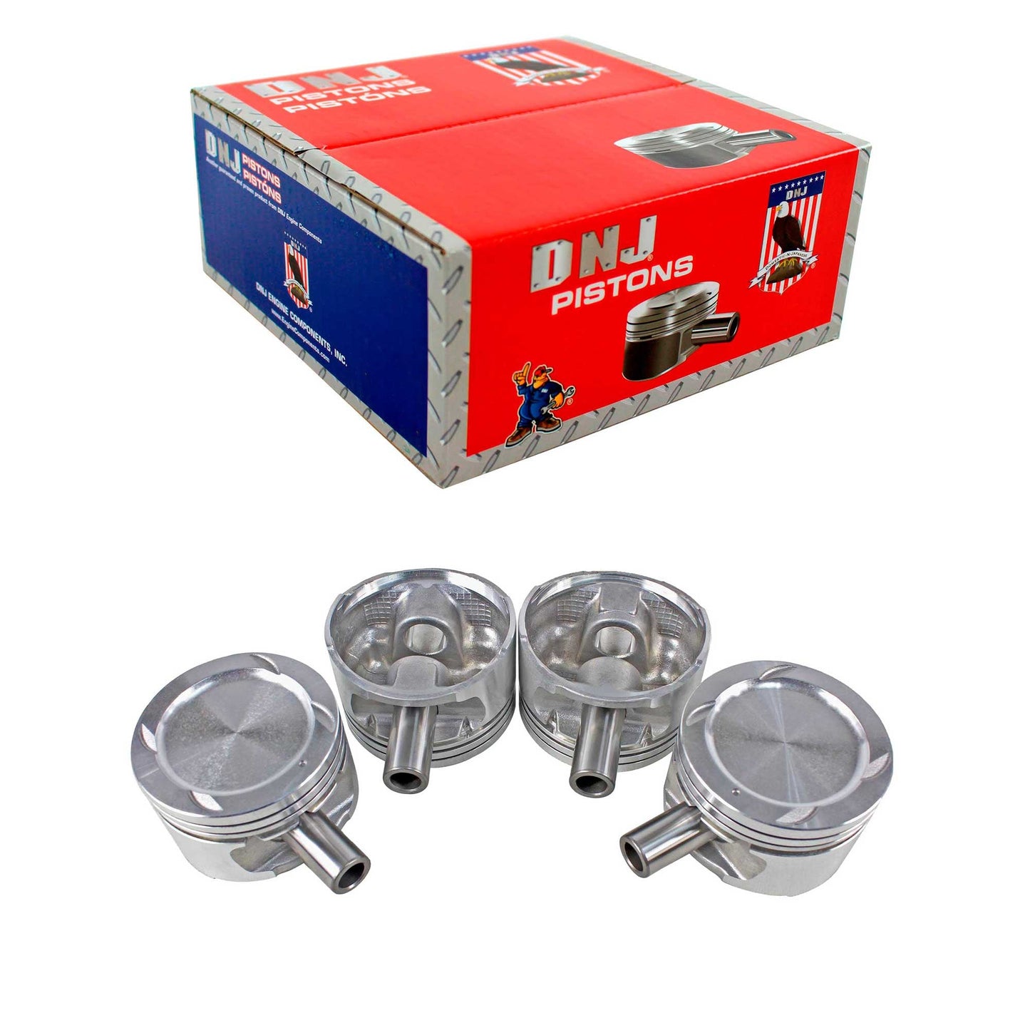 Piston Set 1999-2002 Daewoo 1.6L (Oversizes Available)