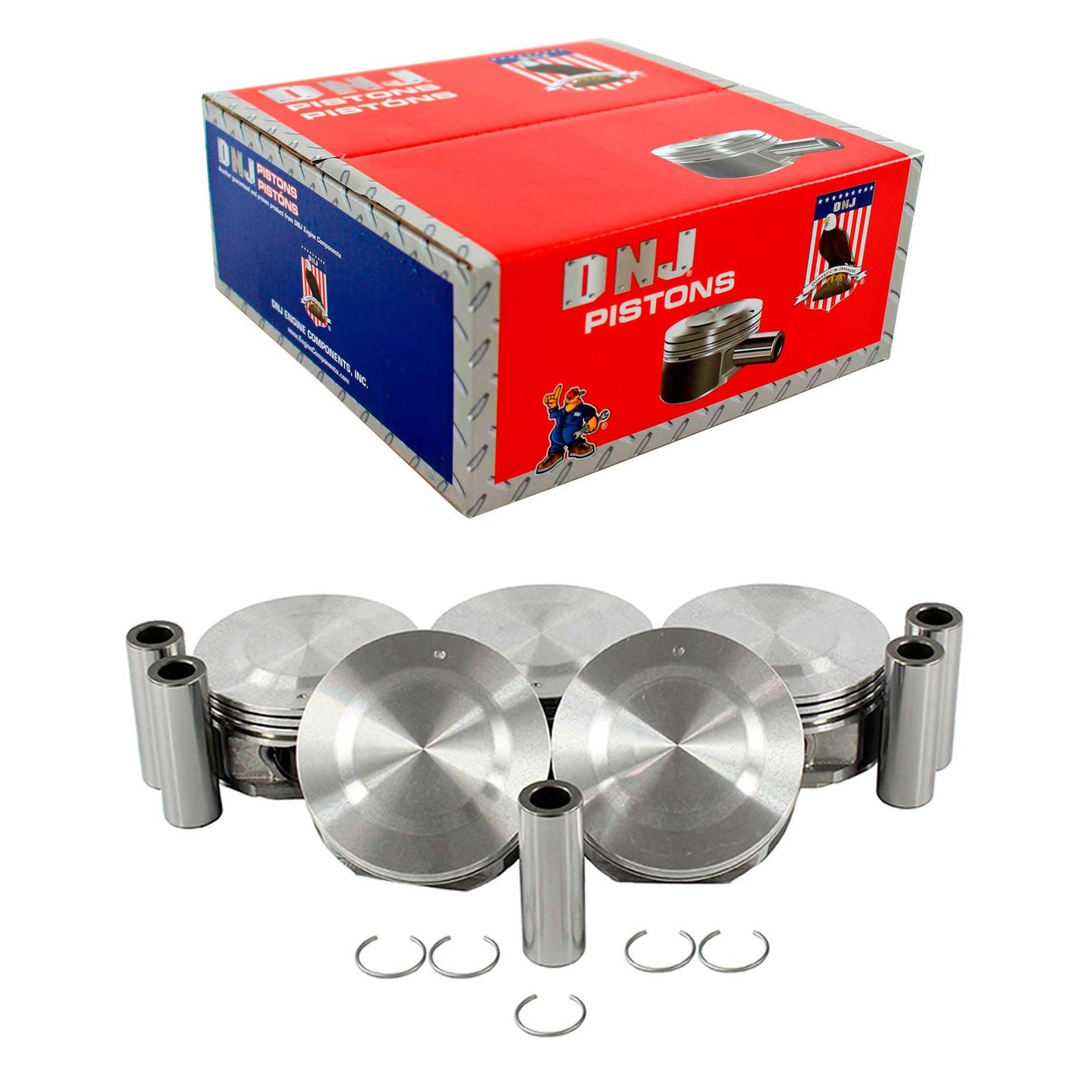 Piston Set 2004-2006 Chevrolet,GMC,Hummer,Isuzu 3.5L (Oversizes Available)