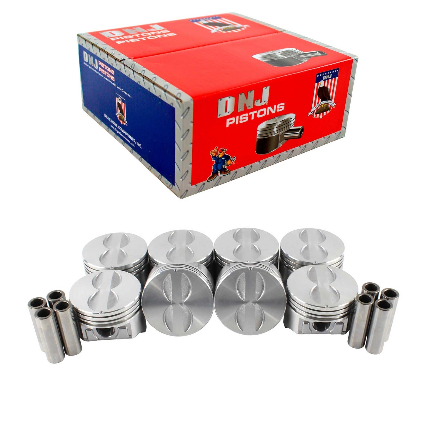 Piston Set 1980-1995 Buick,Chevrolet,Oldsmobile,Pontiac 4.3L-5.0L (Oversizes Available)