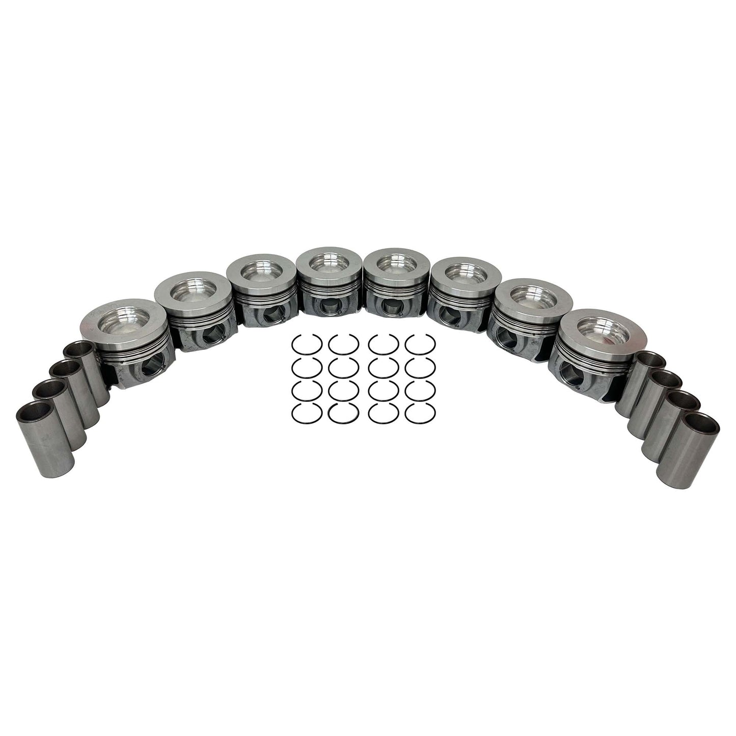 Piston Set 2010-2016 Chevrolet,GMC 6.6L (Oversizes Available)
