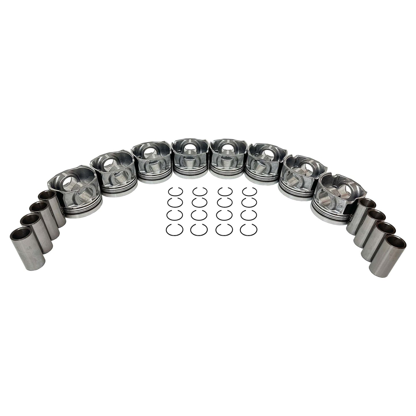 Piston Set 2010-2016 Chevrolet,GMC 6.6L (Oversizes Available)