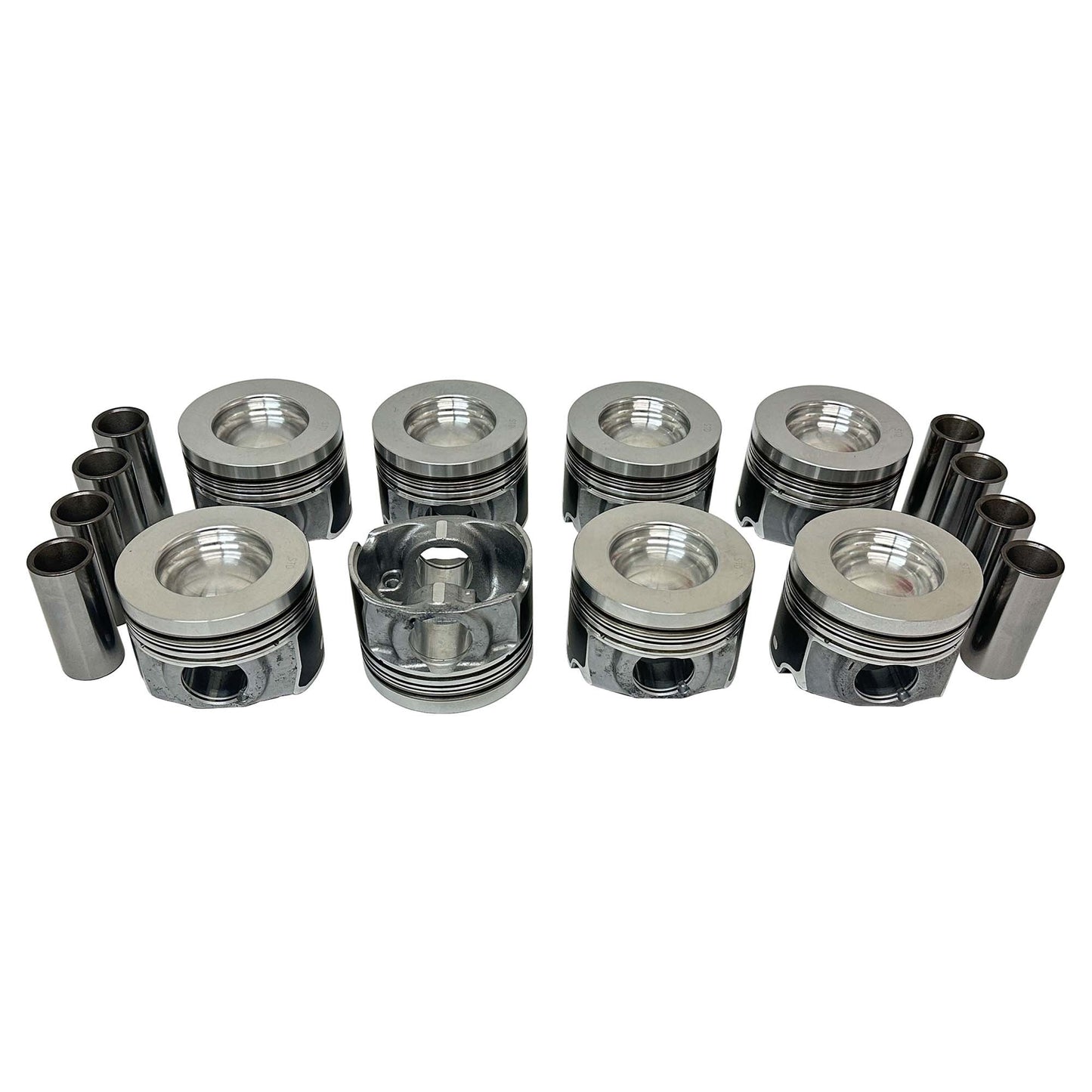 Piston Set 2010-2016 Chevrolet,GMC 6.6L (Oversizes Available)